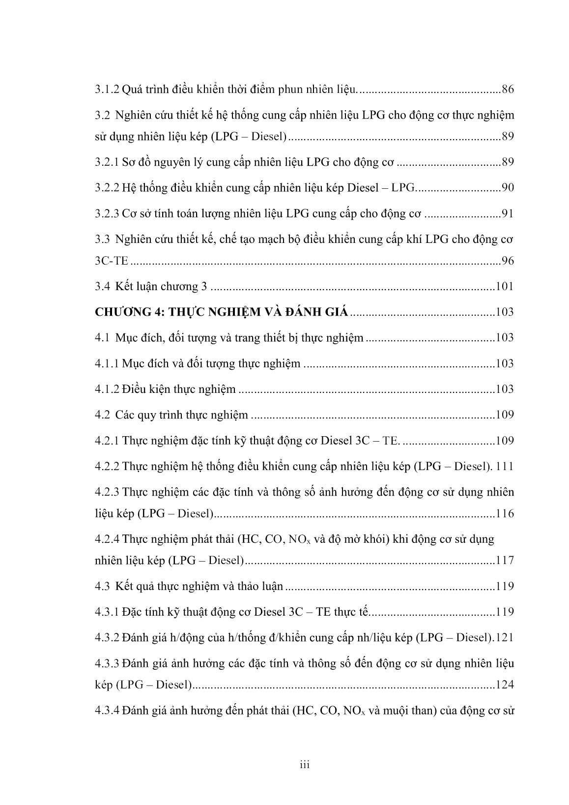 Luận án Nghiên cứu ảnh hưởng của chế độ cung cấp nhiên liệu trong động cơ diesel sử dụng nhiên liệu kép (lpg-diesel) trang 5