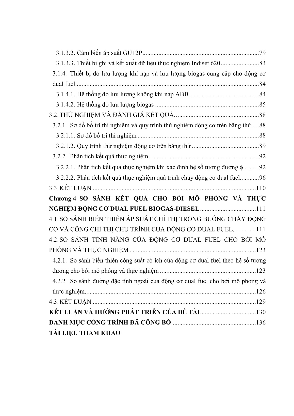 Luận án Nghiên cứu quá trình hình thành hỗn hợp và cháy của động cơ dual fuel (biogas-diesel) trang 6