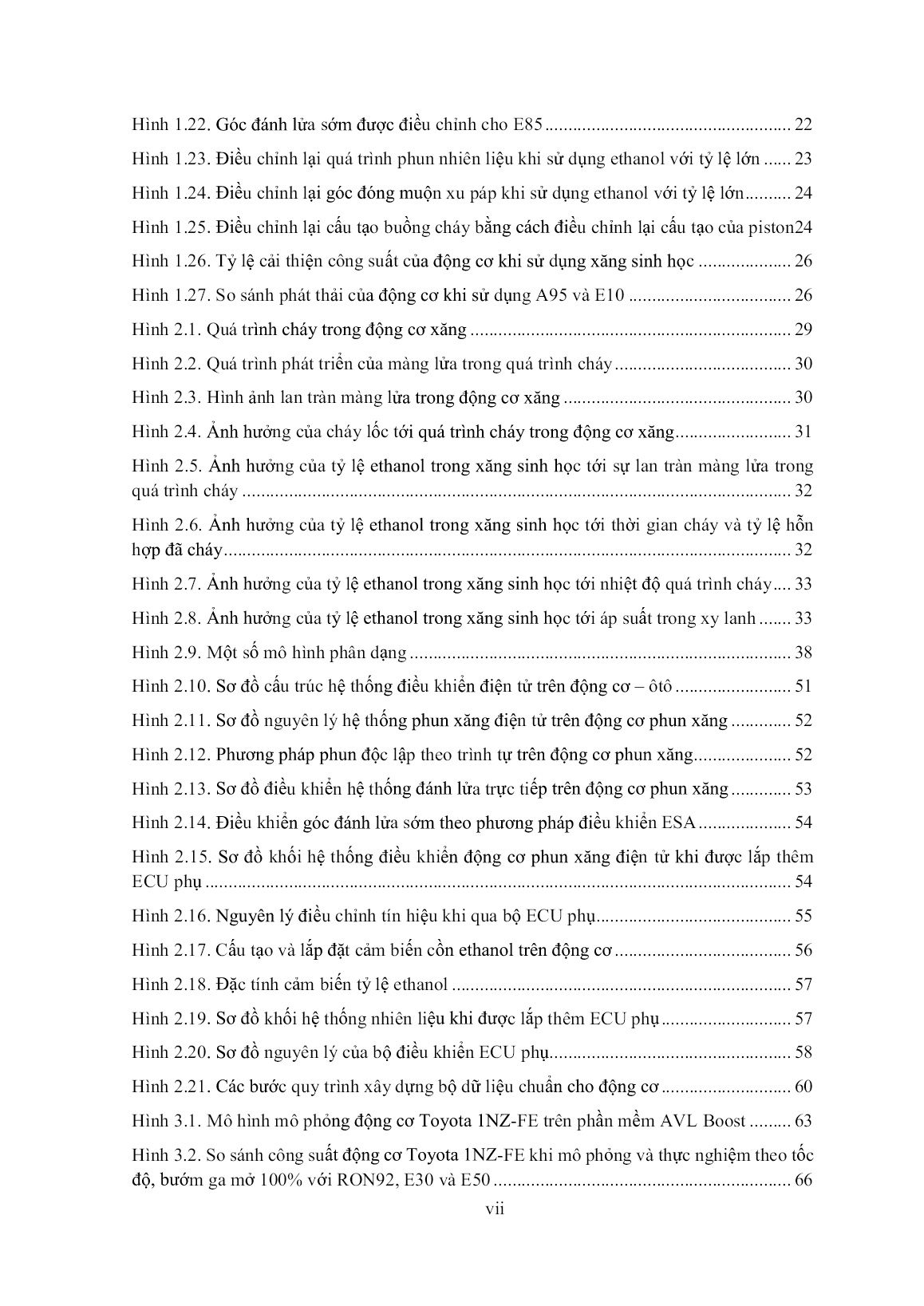 Luận án Nghiên cứu sử dụng nhiên liệu sinh học có tỷ lệ cồn ethanol tới 100% cho động cơ xăng trang 7