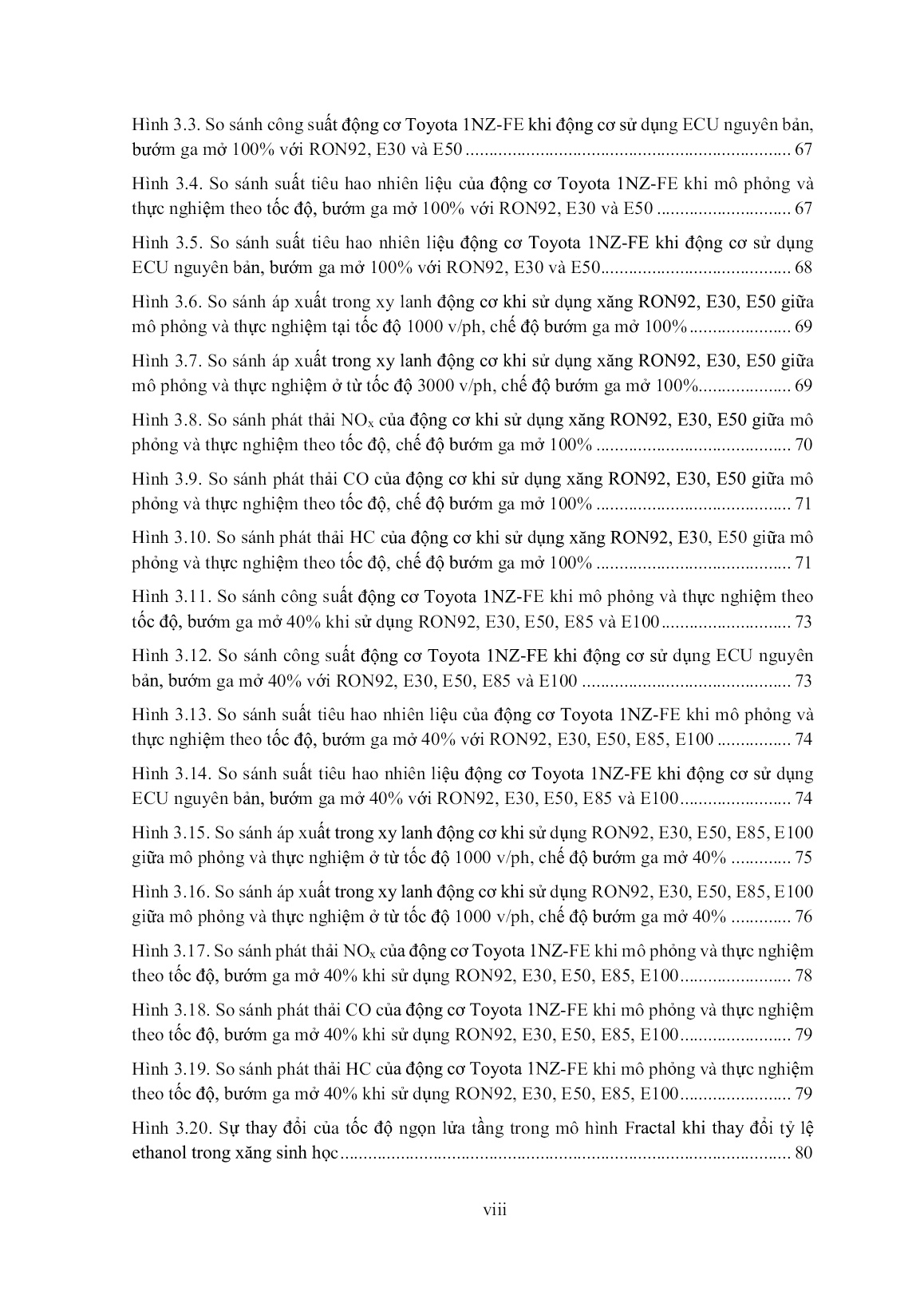 Luận án Nghiên cứu sử dụng nhiên liệu sinh học có tỷ lệ cồn ethanol tới 100% cho động cơ xăng trang 8
