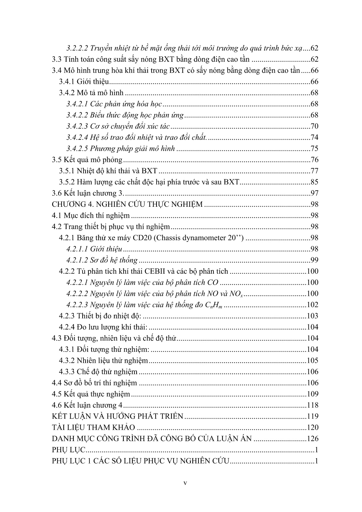 Luận án Nghiên cứu giảm phát thải độc hại của xe máy bằng phương pháp sấy nóng bộ xử lý khí thải trang 6