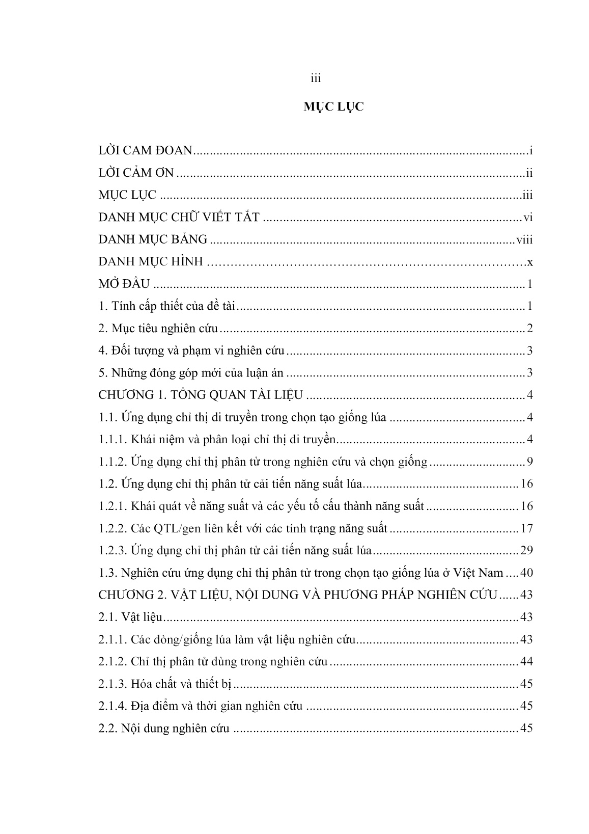 Luận án Nghiên cứu cải tiến năng suất một số dòng/giống lúa bằng chỉ thị phân tử trang 5 Luận án Nghiên cứu cải tiến năng suất một số dòng/giống lúa bằng chỉ thị phân tử trang 5