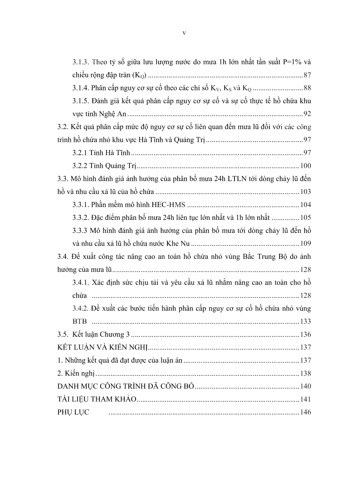 Luận án Nghiên cứu nguy cơ sự cố do mưa lũ nhằm nâng cao an toàn các hồ chứa nhỏ vùng Bắc Trung Bộ trang 7 Luận án Nghiên cứu nguy cơ sự cố do mưa lũ nhằm nâng cao an toàn các hồ chứa nhỏ vùng Bắc Trung Bộ trang 7