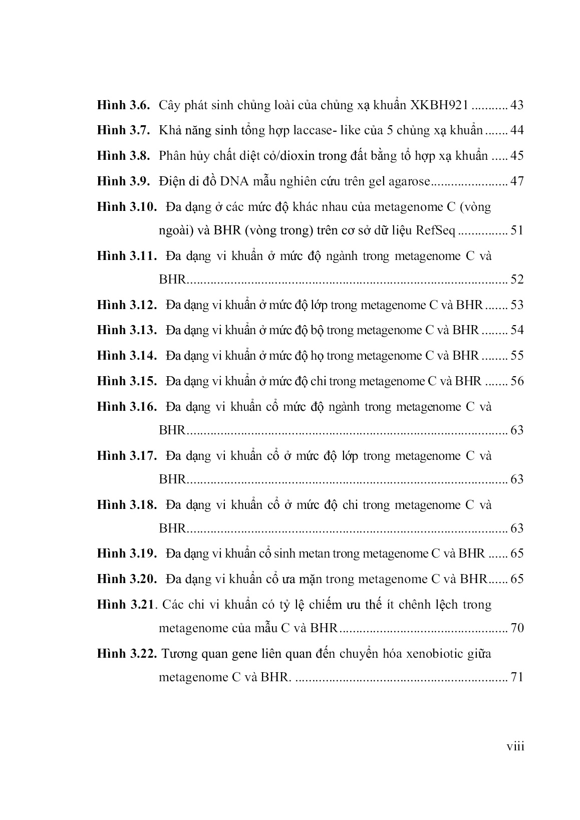 Luận án Nghiên cứu đa dạng vi sinh vật trong mẫu đất nhiễm chất diệt cỏ/dioxin ở Biên Hòa, Đồng Nai và đánh giá khả năng phân hủy của một số chủng phân lập trang 10 Luận án Nghiên cứu đa dạng vi sinh vật trong mẫu đất nhiễm chất diệt cỏ/dioxin ở Biên Hòa, Đồng Nai và đánh giá khả năng phân hủy của một số chủng phân lập trang 10
