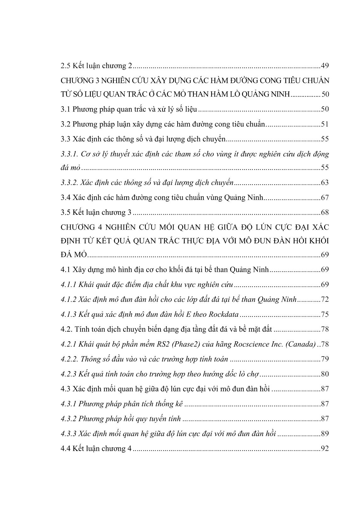 Luận án Nghiên cứu xây dựng mô hình biến động địa cơ khu vực lò chợ cơ giới khai thác vỉa dày ở một số mỏ than hầm lò Quảng Ninh trang 5 Luận án Nghiên cứu xây dựng mô hình biến động địa cơ khu vực lò chợ cơ giới khai thác vỉa dày ở một số mỏ than hầm lò Quảng Ninh trang 5