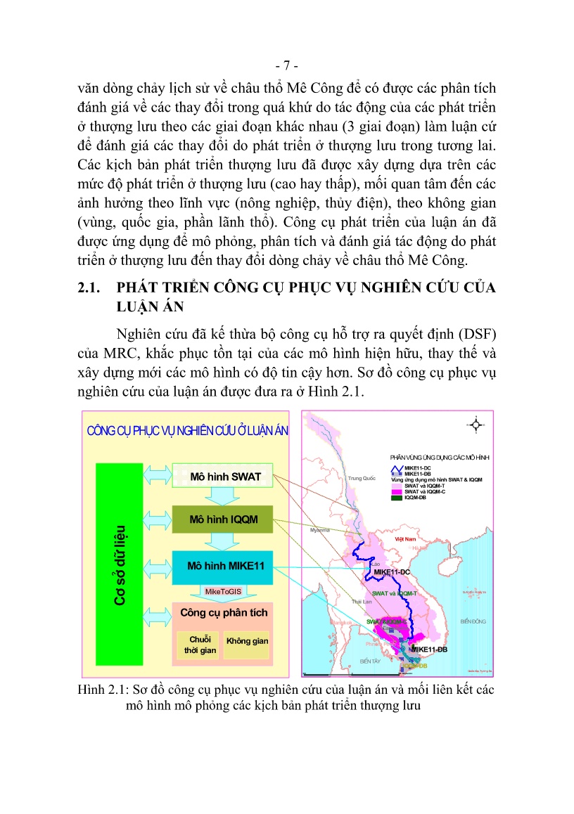 Tóm tắt Luận án Nghiên cứu các khả năng phát triển thượng lưu tác động đến chế độ dòng chảy và xâm nhập mặn mùa khô ở đồng bằng sông Cửu Long trang 9 Tóm tắt Luận án Nghiên cứu các khả năng phát triển thượng lưu tác động đến chế độ dòng chảy và xâm nhập mặn mùa khô ở đồng bằng sông Cửu Long trang 9