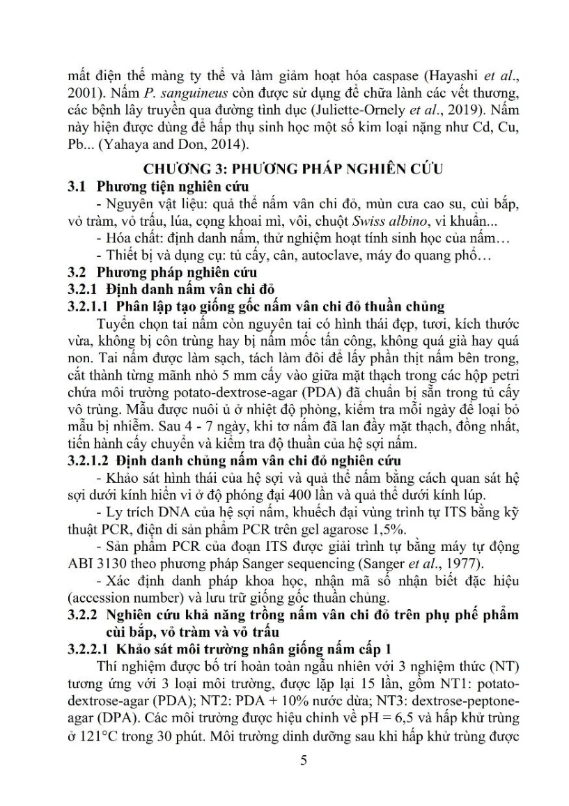 Tóm tắt Luận án Nghiên cứu sản xuất và thử nghiệm hoạt tính sinh học của quả thể nấm vân chi đỏ (Pycnoporus sp.) từ phụ phế phẩm nông nghiệp trang 8 Tóm tắt Luận án Nghiên cứu sản xuất và thử nghiệm hoạt tính sinh học của quả thể nấm vân chi đỏ (Pycnoporus sp.) từ phụ phế phẩm nông nghiệp trang 8