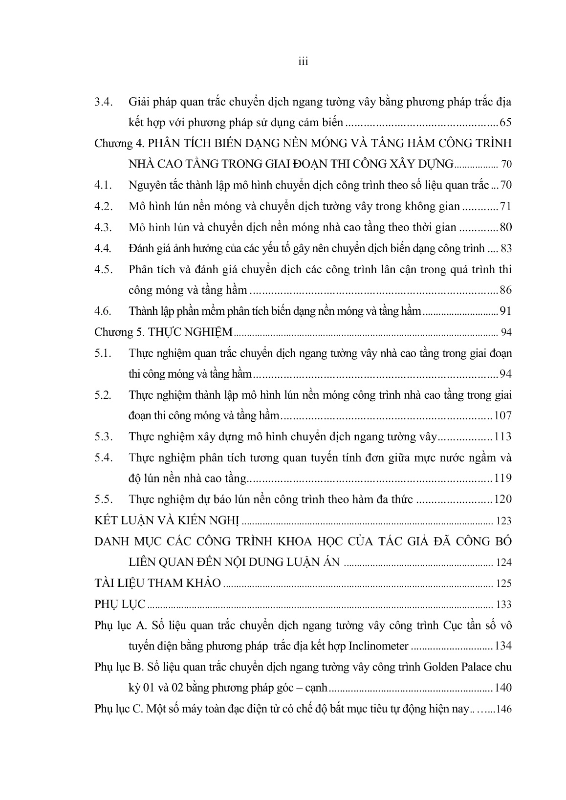 Luận án Nghiên cứu phương pháp trắc địa quan trắc, phân tích biến dạng nền móng và tầng hầm công trình nhà cao tầng trong giai đoạn thi công xây dựng trang 5 Luận án Nghiên cứu phương pháp trắc địa quan trắc, phân tích biến dạng nền móng và tầng hầm công trình nhà cao tầng trong giai đoạn thi công xây dựng trang 5