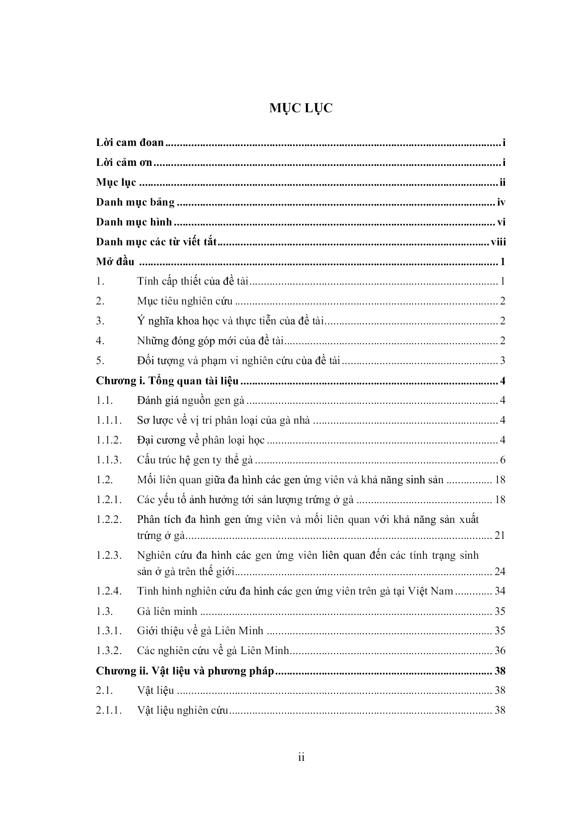 Luận án Đánh giá nguồn gen và phân tích chỉ thị phân tử liên quan tính trạng năng suất trứng ở giống gà Liên Minh trang 5 Luận án Đánh giá nguồn gen và phân tích chỉ thị phân tử liên quan tính trạng năng suất trứng ở giống gà Liên Minh trang 5