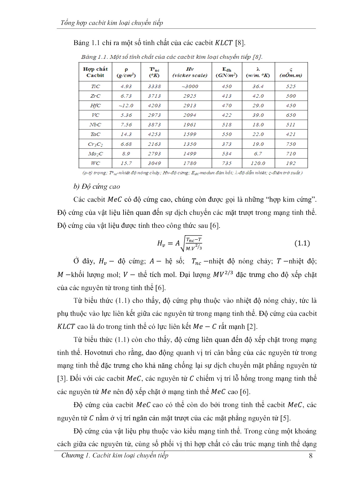 Luận án Nghiên cứu ảnh hưởng của nghiền năng lượng cao tới khả năng tổng hợp cacbit TiC, WC và Cr₃C₂ từ các Oxit của chúng và Cacbon trang 5 Luận án Nghiên cứu ảnh hưởng của nghiền năng lượng cao tới khả năng tổng hợp cacbit TiC, WC và Cr₃C₂ từ các Oxit của chúng và Cacbon trang 5