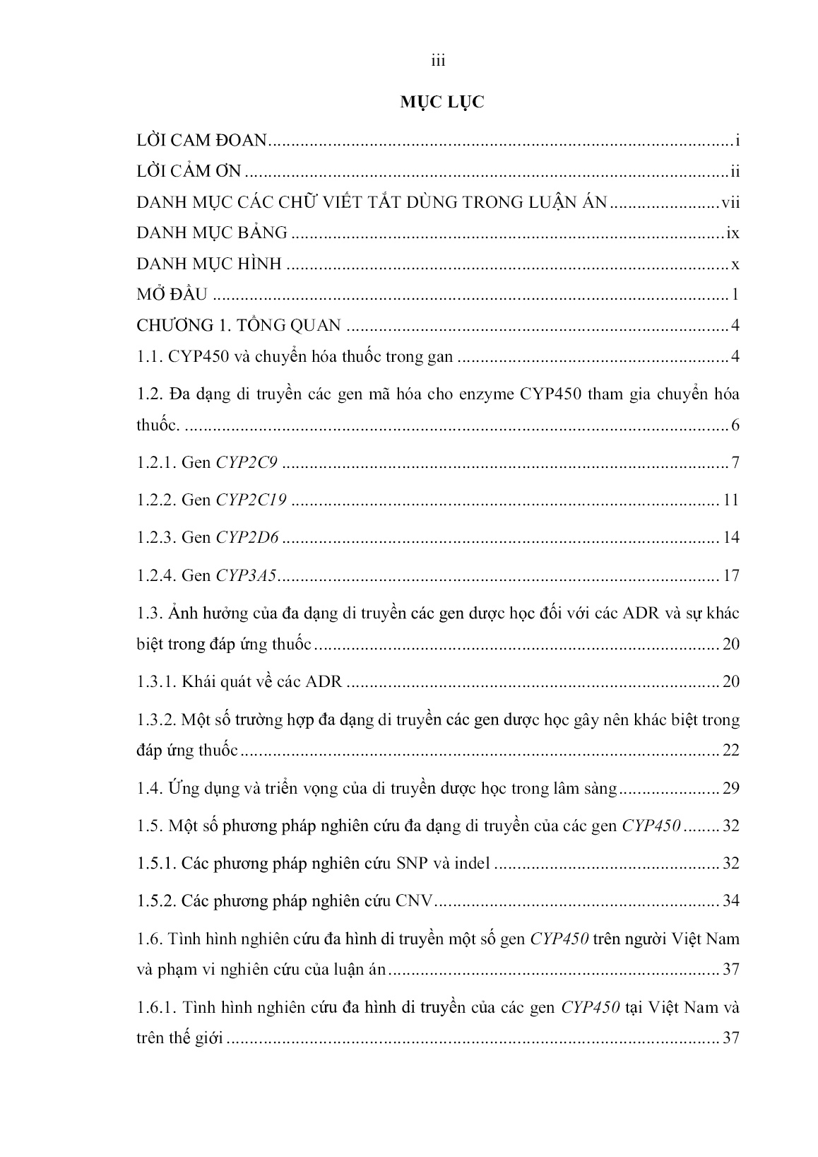 Luận án Nghiên cứu đa hình/đột biến gen CYP2C9, CYP2C19, CYP3A và YP2D6 cytochrome P450 ở người Kinh Việt Nam trang 5 Luận án Nghiên cứu đa hình/đột biến gen CYP2C9, CYP2C19, CYP3A và YP2D6 cytochrome P450 ở người Kinh Việt Nam trang 5