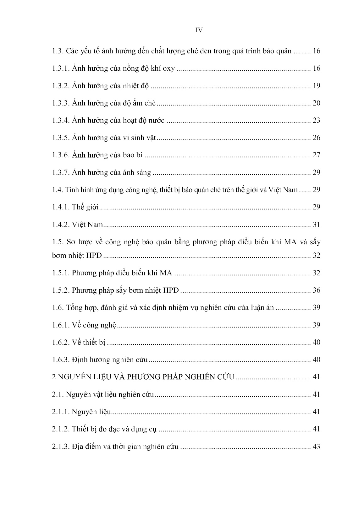 Luận án Nghiên cứu công nghệ bảo quản chè đen bằng phương pháp MAHPD trang 6 Luận án Nghiên cứu công nghệ bảo quản chè đen bằng phương pháp MAHPD trang 6