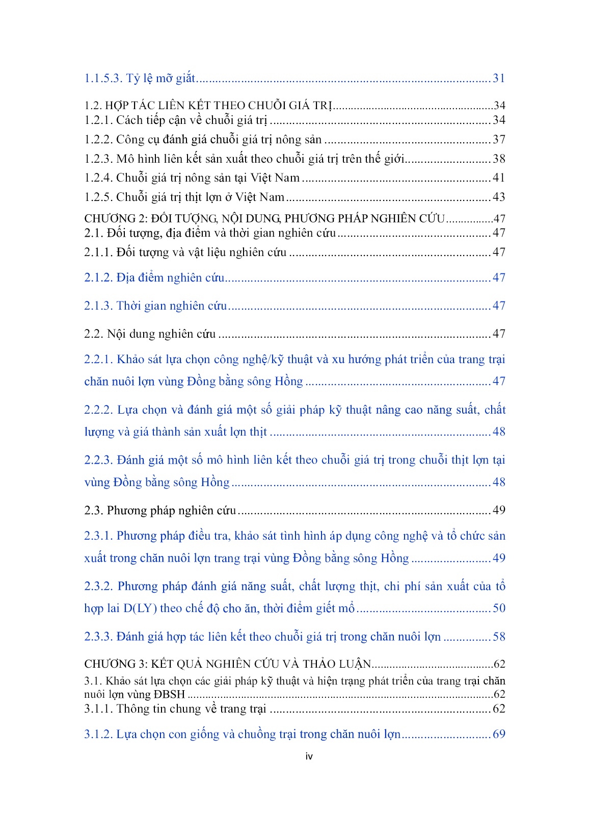 Luận án Ảnh hưởng của một số biện pháp kỹ thuật và tổ chức sản xuất đến năng suất, chất lượng sản phẩm và hiệu quả kinh tế trong chăn nuôi lợn thịt ở đồng bằng sông Hồng trang 6