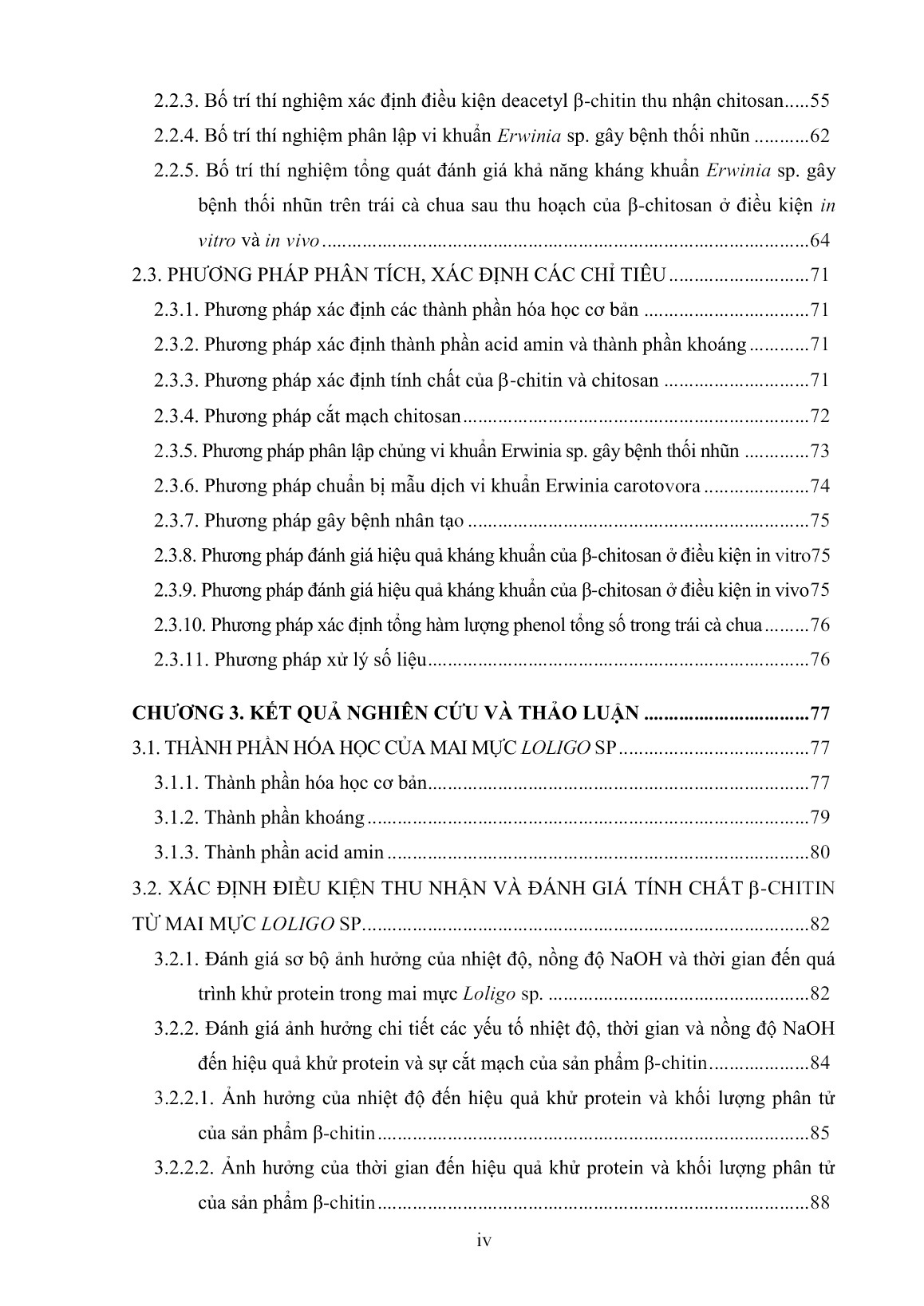 Luận án Nghiên cứu thu nhận và đánh giá khả năng kháng khuẩn erwinia sp. gây bệnh thối nhũn trên cà chua sau thu hoạch của chitosan từ mai mực ống trang 6 Luận án Nghiên cứu thu nhận và đánh giá khả năng kháng khuẩn erwinia sp. gây bệnh thối nhũn trên cà chua sau thu hoạch của chitosan từ mai mực ống trang 6