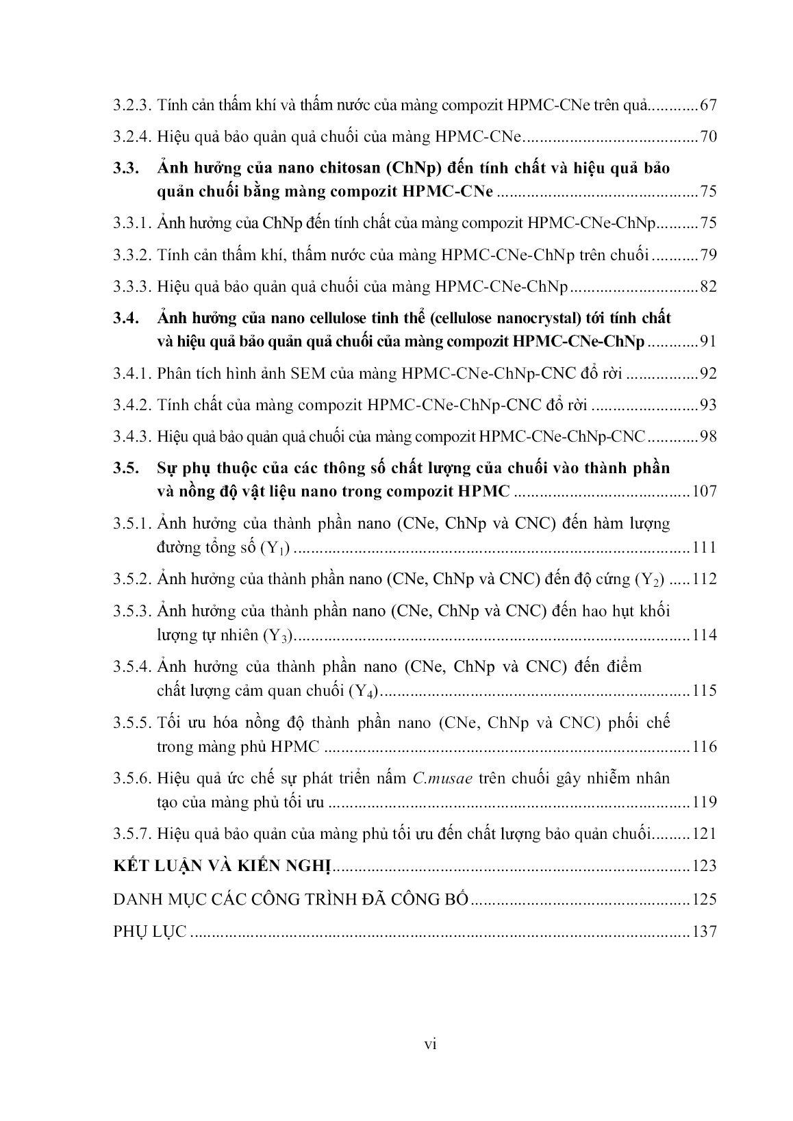 Luận án Nghiên cứu ứng dụng vật liệu nano để cải tiến chế phẩm tạo màng hydroxypropyl methyl cellulose dùng trong bảo quản quả chuối trang 8