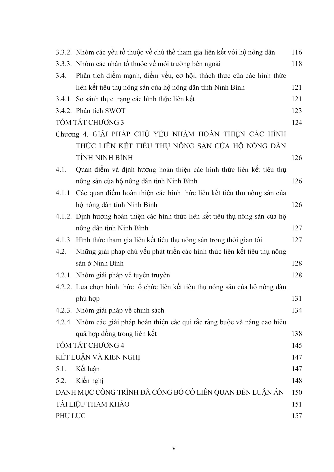 Luận án Nghiên cứu các hình thức liên kết trong tiêu thụ nông sản của hộ nông dân tỉnh Ninh Bình trang 7