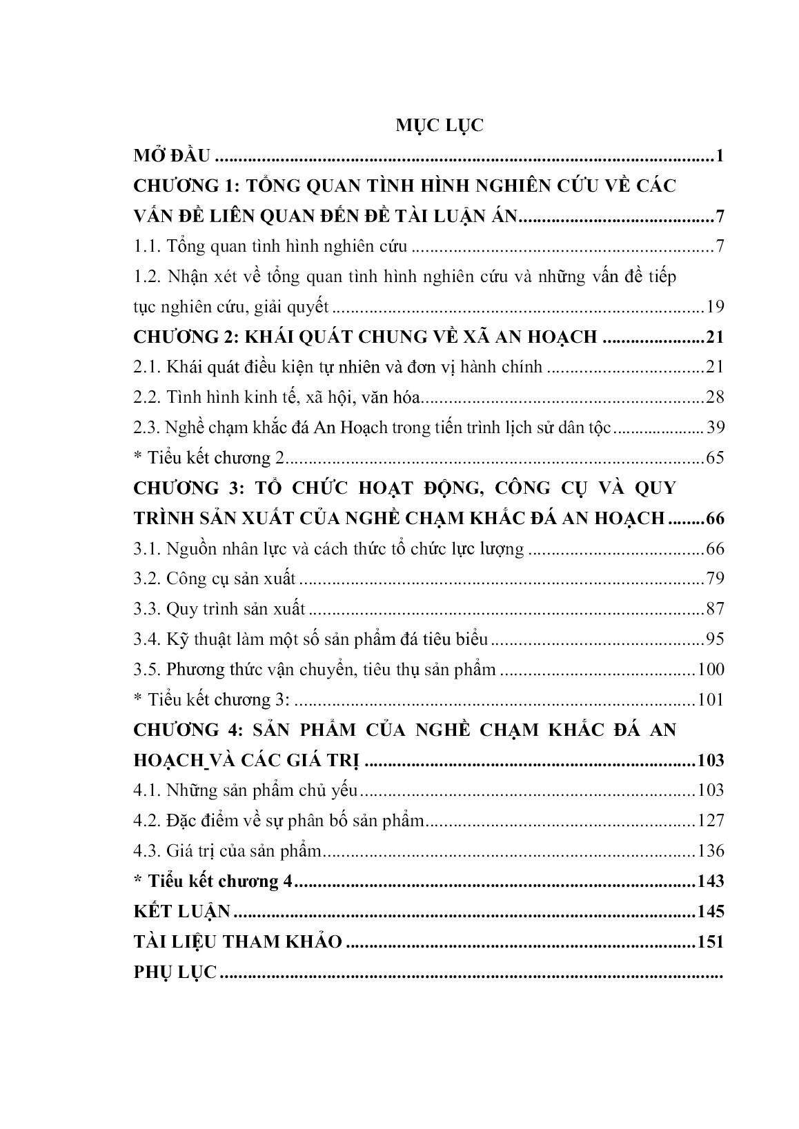 Luận án Nghề chạm khắc đá ở An Hoạch (huyện Đông Sơn, tỉnh Thanh Hóa) thời trung đại trang 4 Luận án Nghề chạm khắc đá ở An Hoạch (huyện Đông Sơn, tỉnh Thanh Hóa) thời trung đại trang 4
