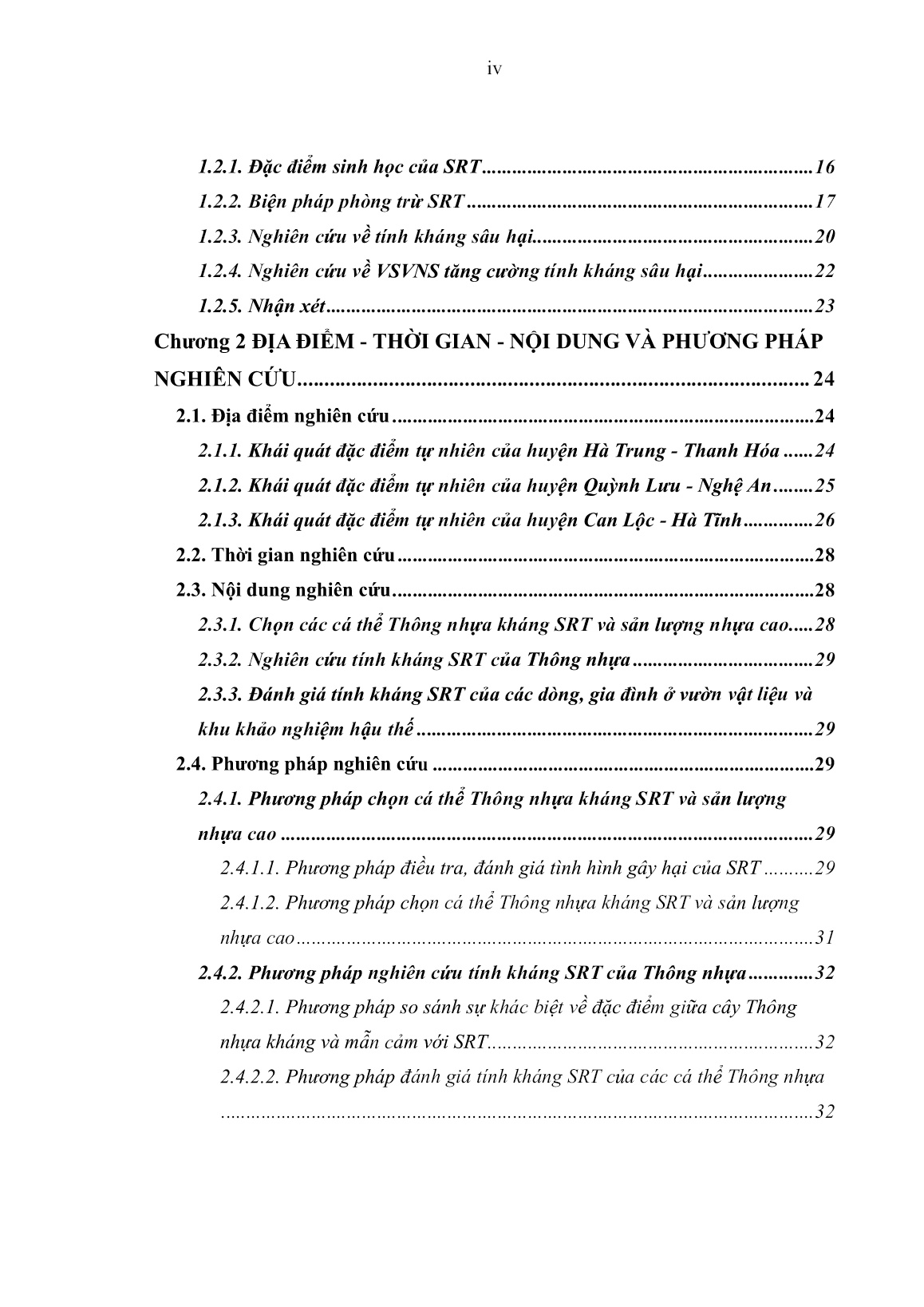 Luận án Nghiên cứu cơ sở khoa học để tuyển chọn thông nhựa (Pinus merkusii Jungh. et de Vriese) kháng sâu róm thông (Dendrolimus punctatus Walker) và có sản lượng nhựa cao trang 6