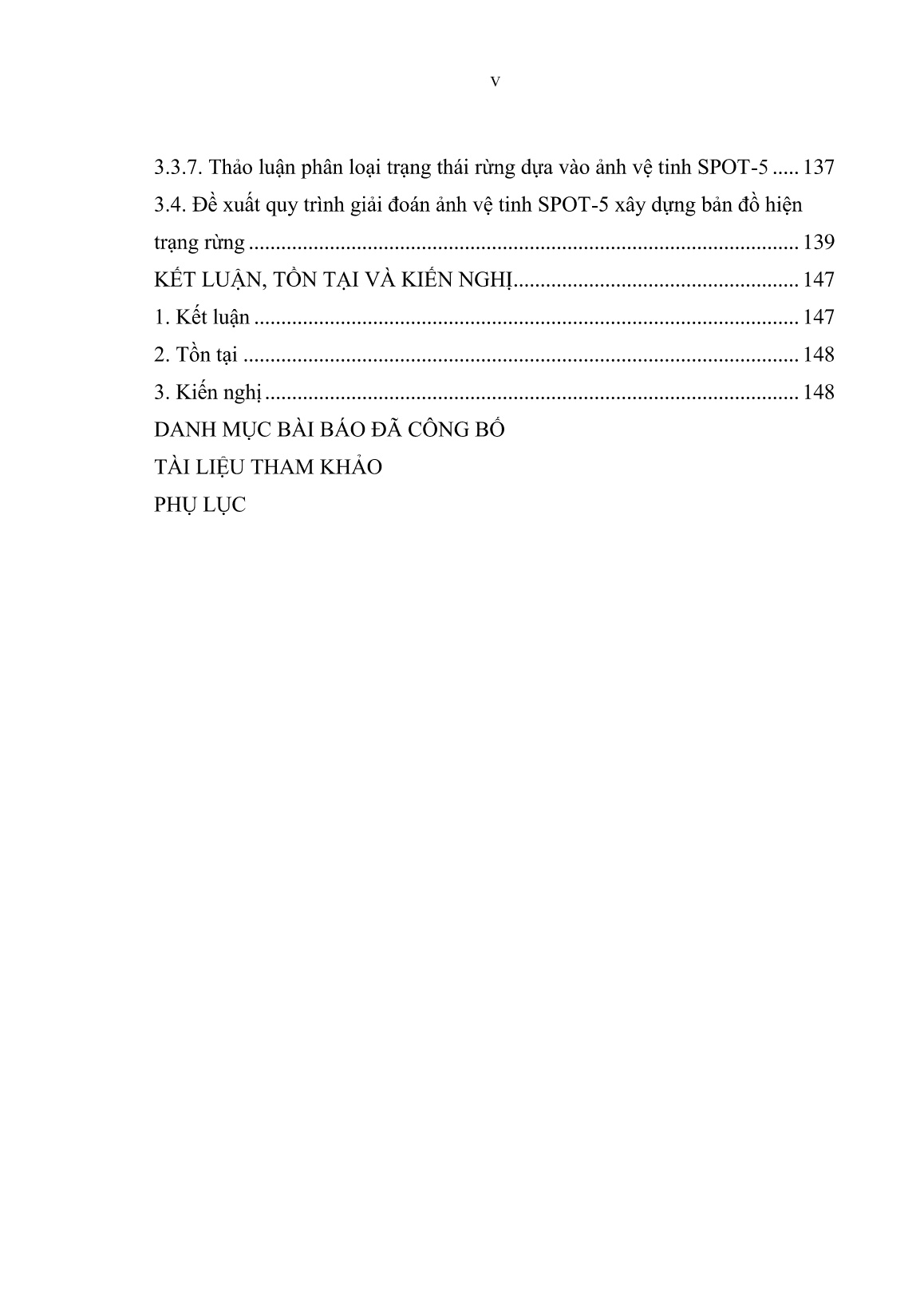 Luận án Nghiên cứu sử dụng ảnh vệ tinh Spot-5 trong phân loại các trạng thái rừng tỉnh Bắc Kạn trang 7