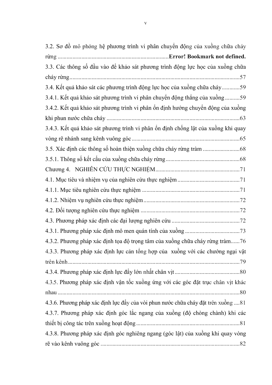 Luận án Nghiên cứu động lực học chuyển động của xuồng chữa cháy rừng tràm trang 7