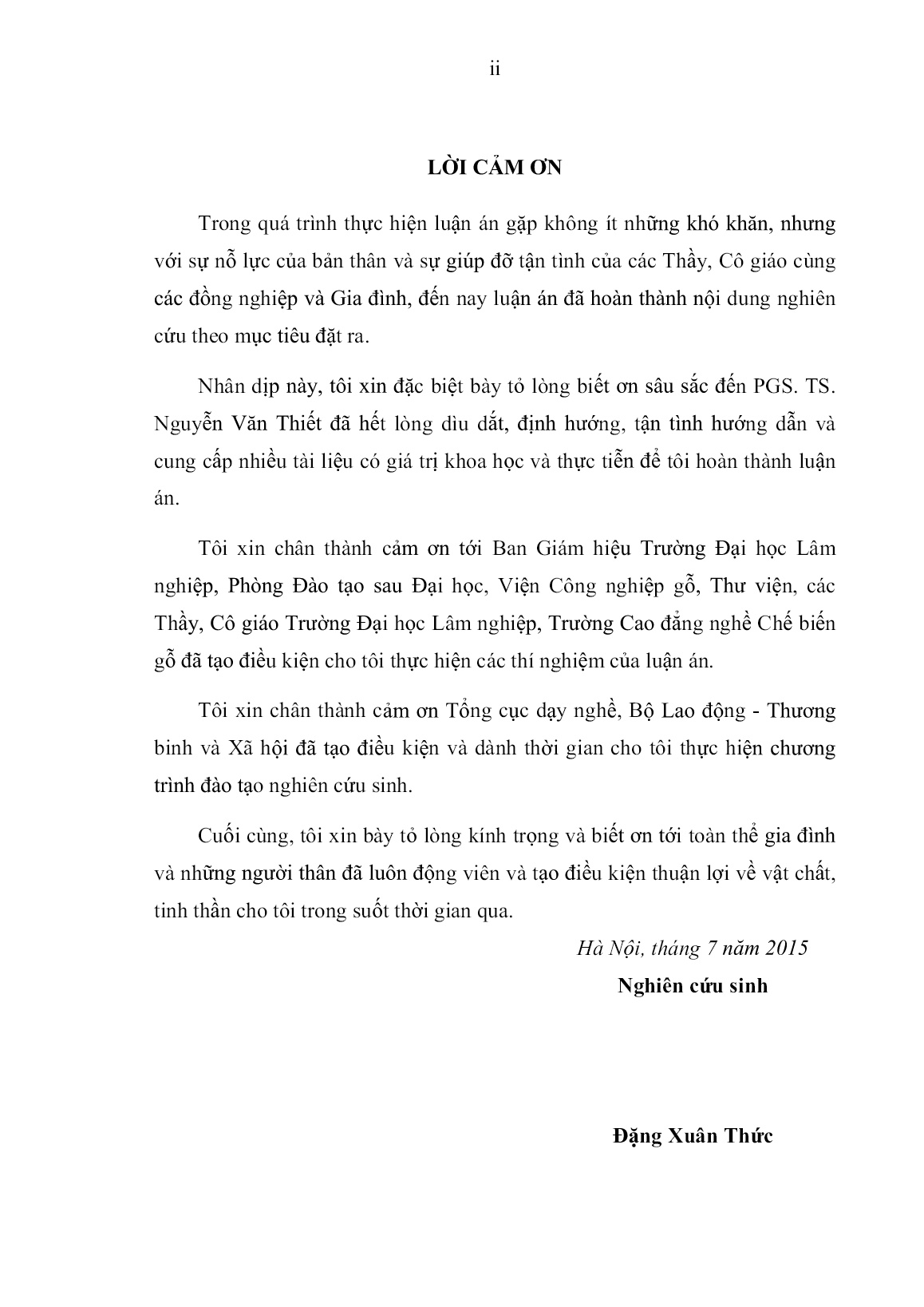 Luận án Nghiên cứu một số yếu tố công nghệ tạo ván lạng kỹ thuật từ gỗ bồ đề (Styrax tonkinensis Pierre) trang 4 Luận án Nghiên cứu một số yếu tố công nghệ tạo ván lạng kỹ thuật từ gỗ bồ đề (Styrax tonkinensis Pierre) trang 4