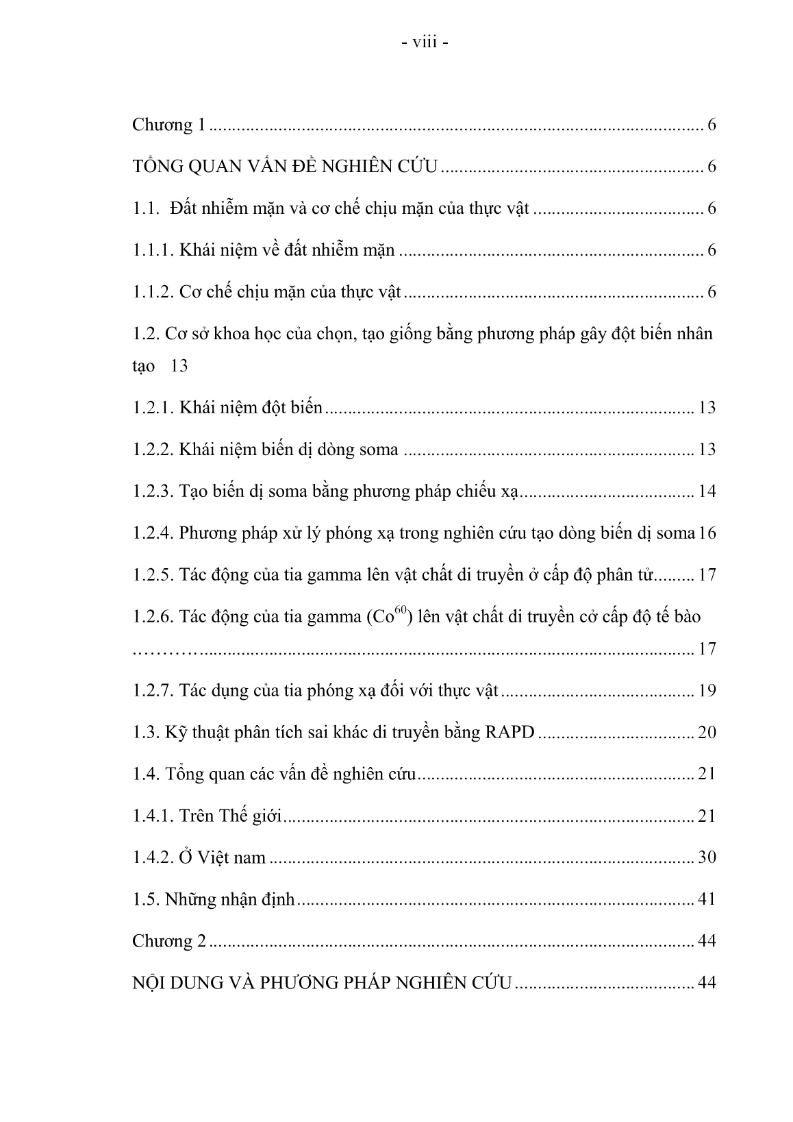 Luận án Nghiên cứu chọn giống bạch đàn có khả năng chịu mặn để trồng rừng ven biển trang 9