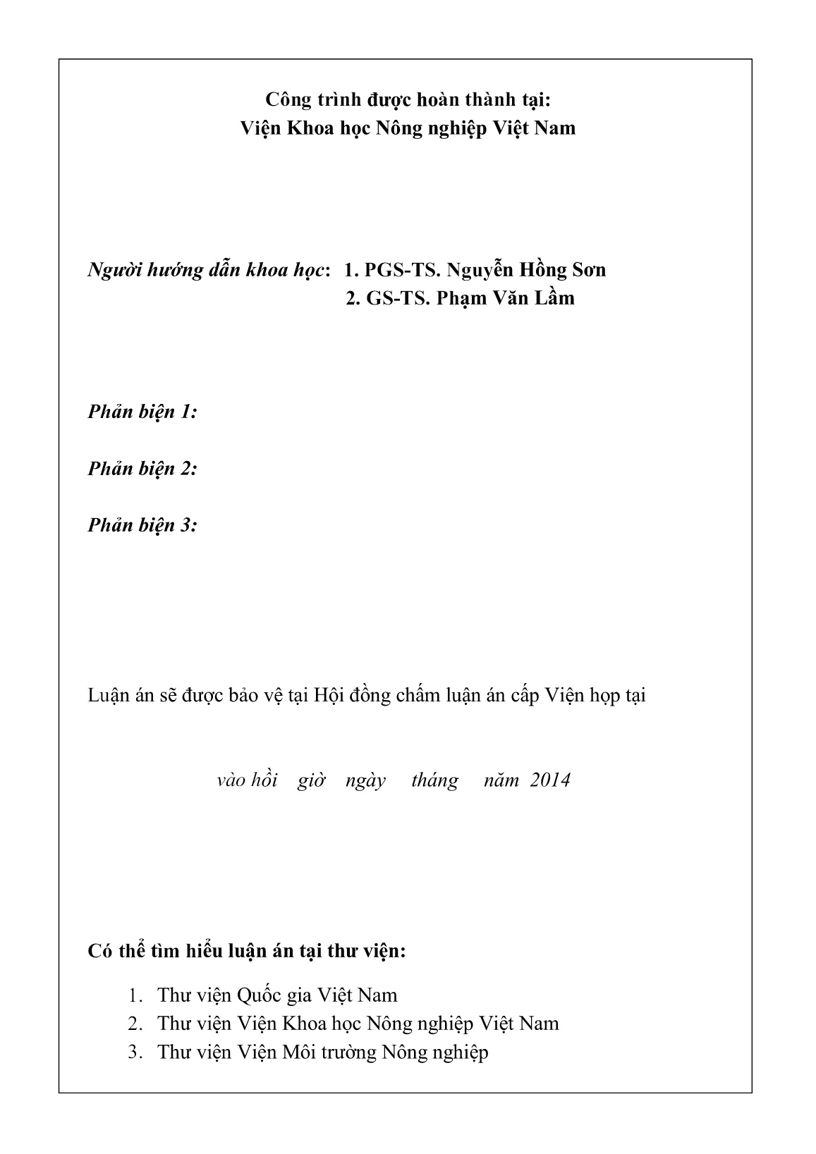 Tóm tắt Luận án Nghiên cứu đặc tính sinh học, sinh thái của một số sâu hại chính trên cây cà chua và biện pháp phòng chống tổng hợp ở tỉnh Lâm Đồng trang 2