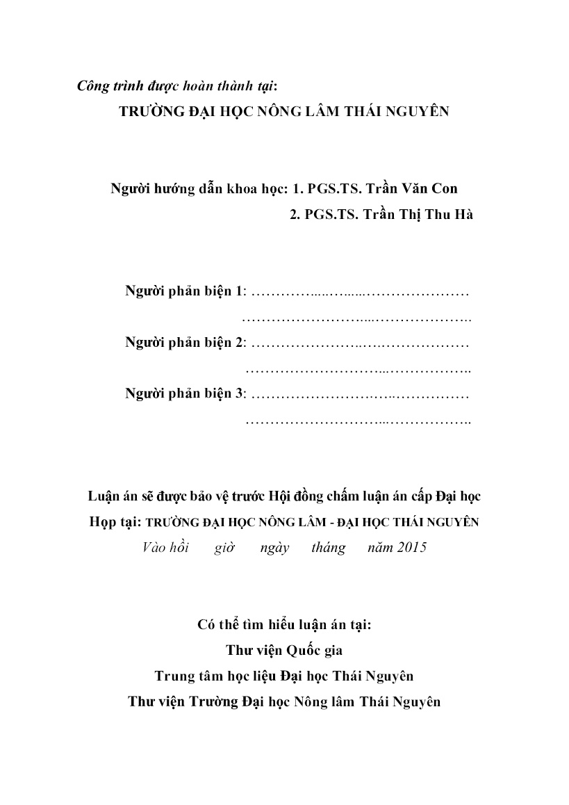Tóm tắt Luận án Nghiên cứu cấu trúc và xây dựng mô hình tăng trưởng đường kính rừng tự nhiên lá rộng thường xanh miền Bắc Việt Nam trang 2 Tóm tắt Luận án Nghiên cứu cấu trúc và xây dựng mô hình tăng trưởng đường kính rừng tự nhiên lá rộng thường xanh miền Bắc Việt Nam trang 2
