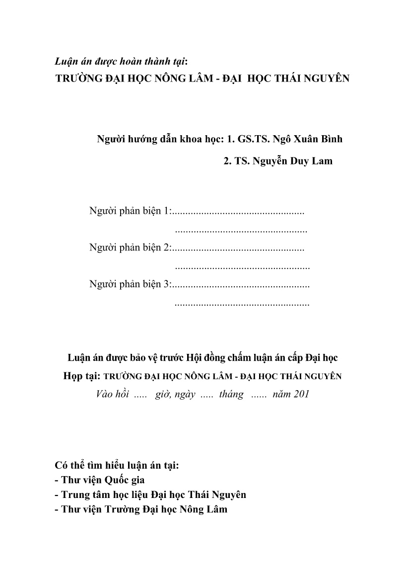 Tóm tắt Luận án Nghiên cứu đặc điểm nông sinh học và biện pháp kỹ thuật đối với một số dòng, giống mận tại huyện Bắc Hà, tỉnh Lào Cai trang 2 Tóm tắt Luận án Nghiên cứu đặc điểm nông sinh học và biện pháp kỹ thuật đối với một số dòng, giống mận tại huyện Bắc Hà, tỉnh Lào Cai trang 2