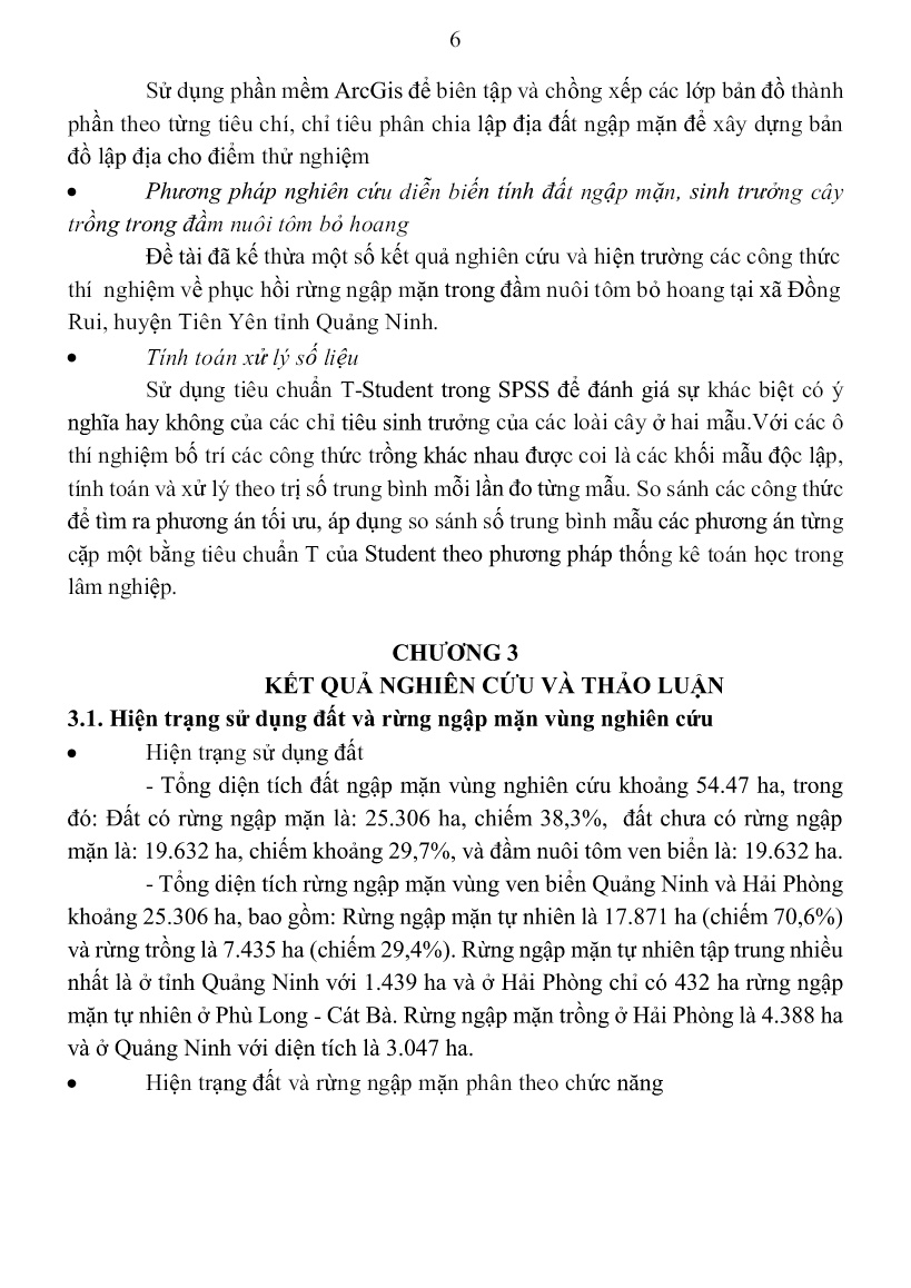 Tóm tắt Luận án Nghiên cứu đặc điểm đất ngập mặn vùng ven biển Quảng Ninh và Hải Phòng làm cơ sở đề xuất các giải pháp khôi phục hệ sinh thái rừng ngập mặn trang 8 Tóm tắt Luận án Nghiên cứu đặc điểm đất ngập mặn vùng ven biển Quảng Ninh và Hải Phòng làm cơ sở đề xuất các giải pháp khôi phục hệ sinh thái rừng ngập mặn trang 8