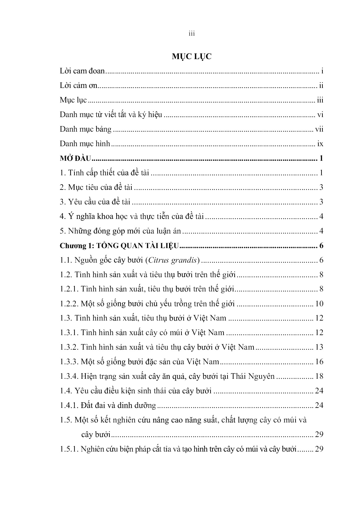Luận án Nghiên cứu đặc điểm nông sinh học và biện pháp kỹ thuật nâng cao năng suất, chất lượng bưởi da xanh tại Thái Nguyên trang 5 Luận án Nghiên cứu đặc điểm nông sinh học và biện pháp kỹ thuật nâng cao năng suất, chất lượng bưởi da xanh tại Thái Nguyên trang 5