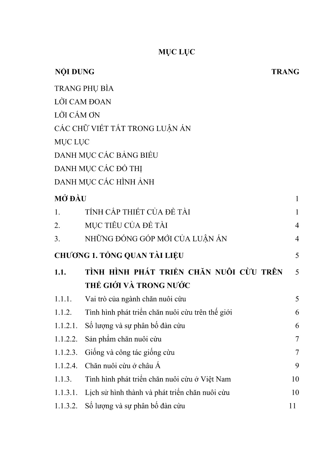 Luận án Đánh giá khả năng thích ứng của giống cừu Phan Rang nuôi ở Thừa Thiên Huế trang 8
