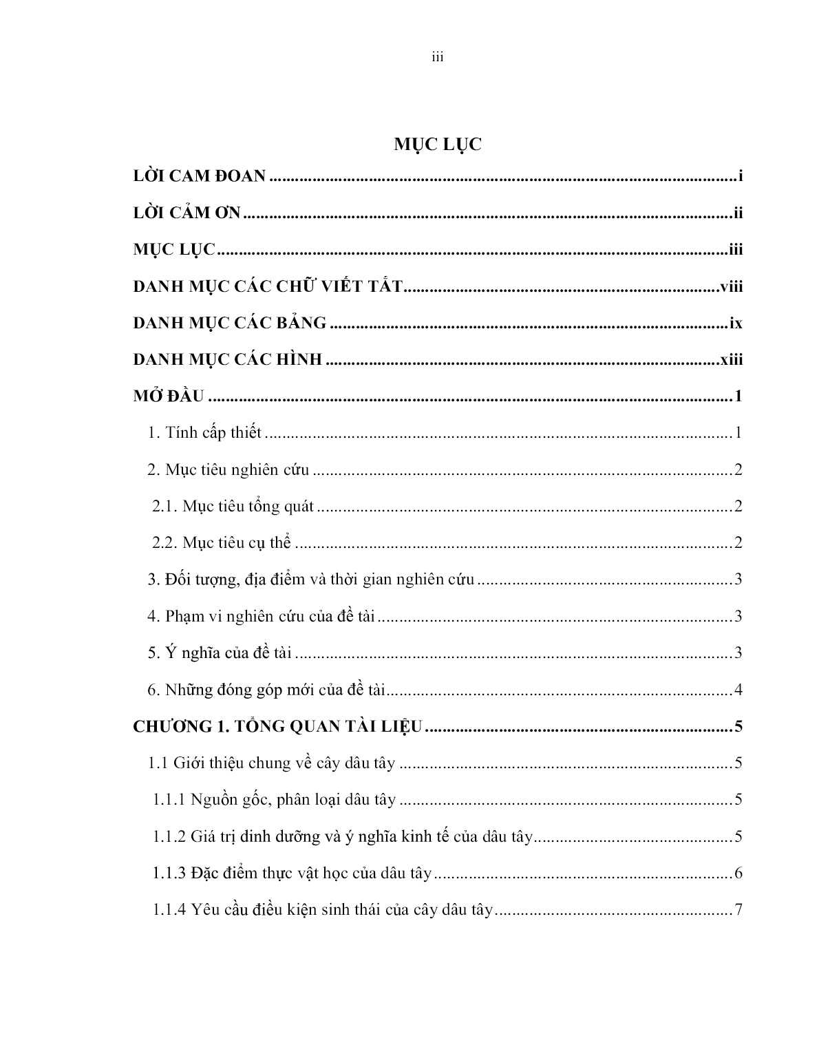 Luận án Ảnh hưởng của giá thể và dinh dưỡng đến sinh trưởng, phát triển, năng suất và chất lượng dâu tây (Fragaria x ananassa) trồng trong điều kiện nhà màng tại Đà Lạt trang 5