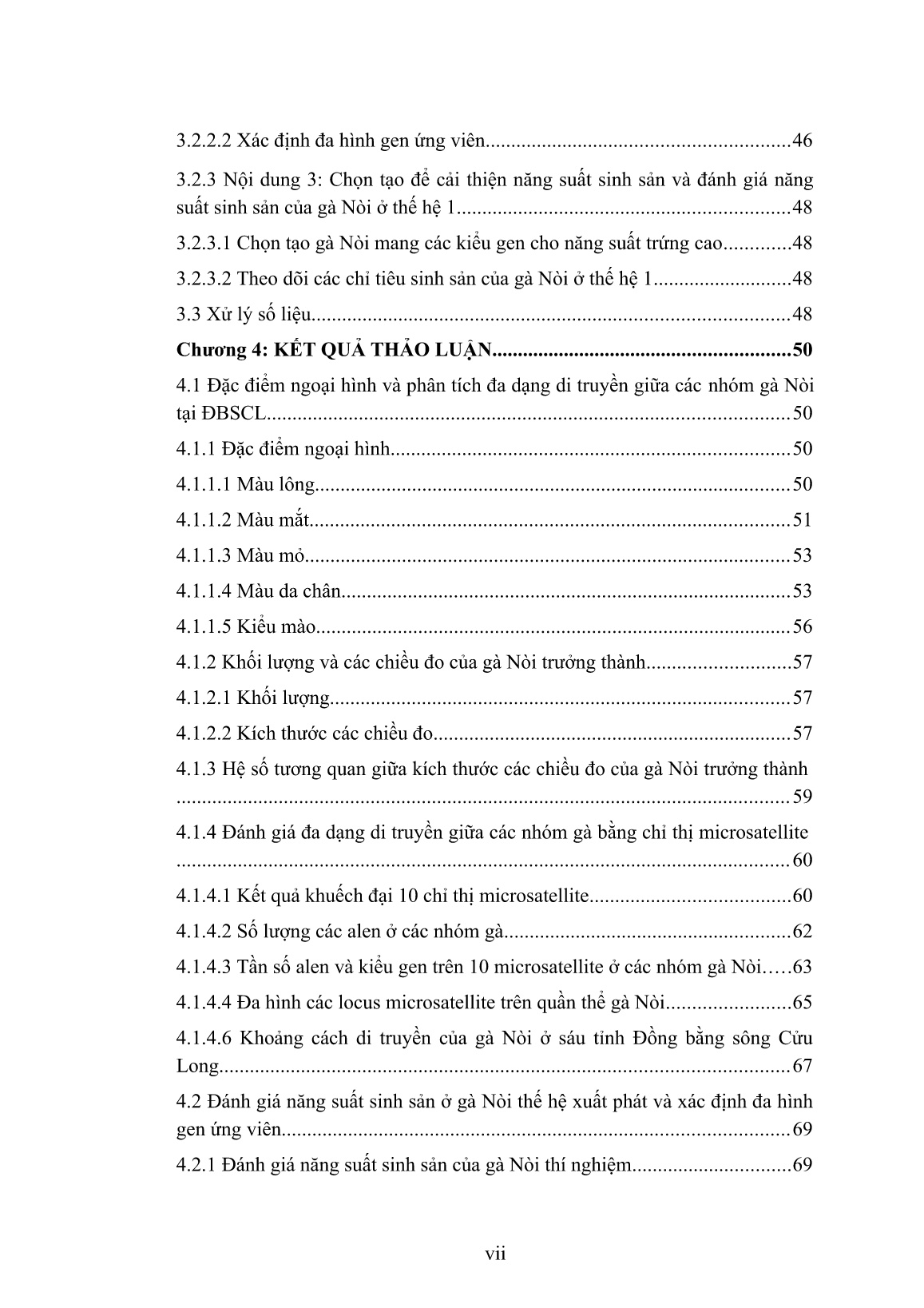 Luận án Đặc điểm ngoại hình, đa hình gen và ứng dụng chỉ thị phân tử trong chọn lọc cải thiện năng suất sinh sản của gà nòi trang 10 Luận án Đặc điểm ngoại hình, đa hình gen và ứng dụng chỉ thị phân tử trong chọn lọc cải thiện năng suất sinh sản của gà nòi trang 10