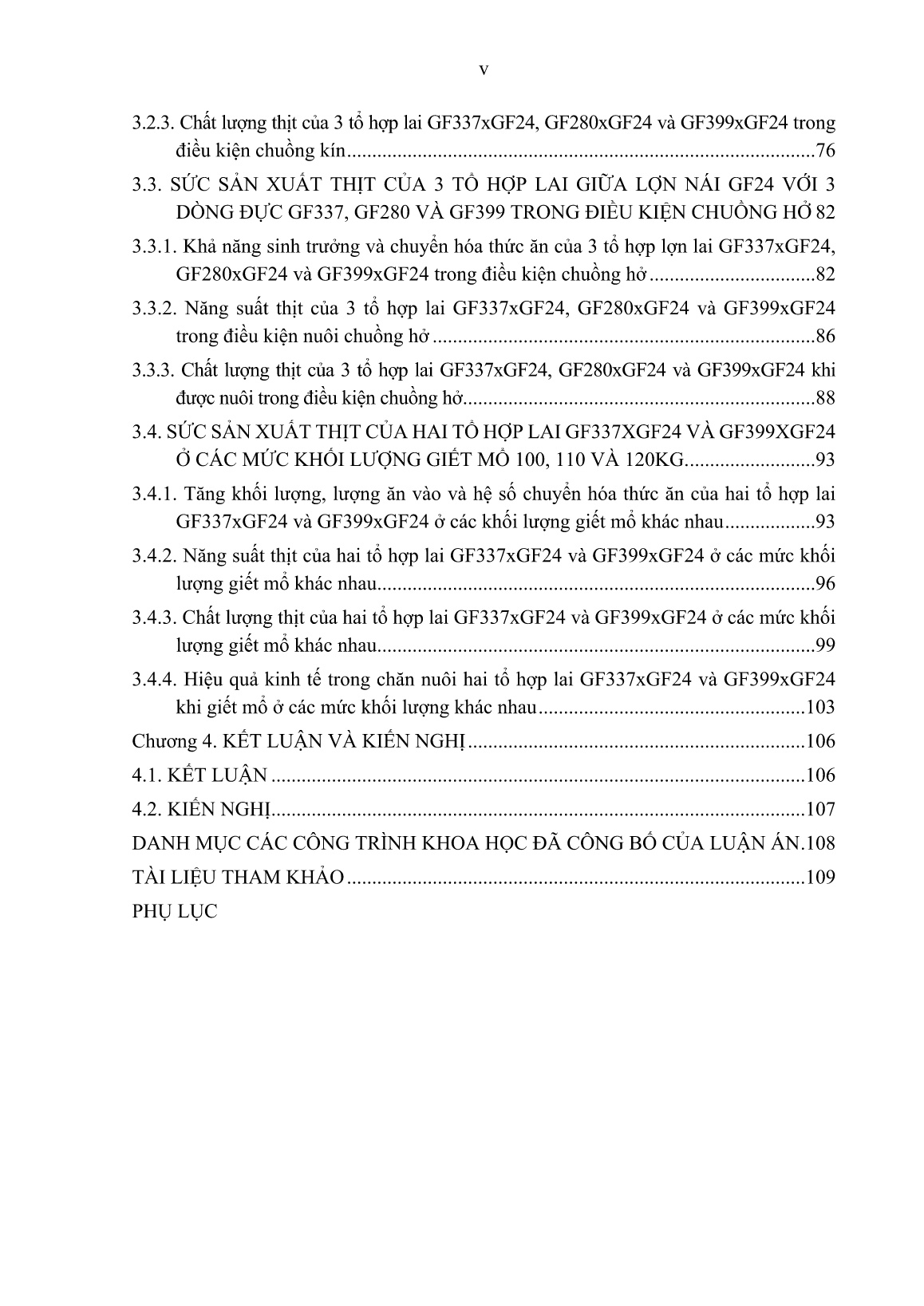 Luận án Năng suất sinh sản của lợn nái GF24 được phối với các dòng đực GF337, GF280, GF399 và sức sản xuất thịt của đời con nuôi tại miền Trung trang 7 Luận án Năng suất sinh sản của lợn nái GF24 được phối với các dòng đực GF337, GF280, GF399 và sức sản xuất thịt của đời con nuôi tại miền Trung trang 7