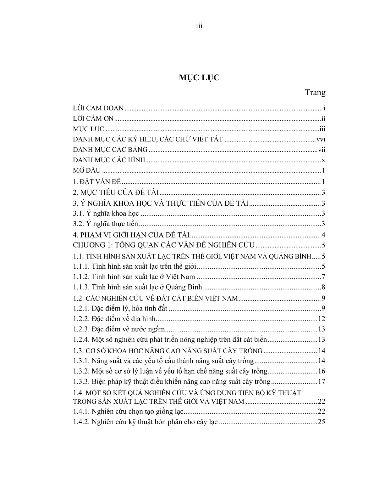 Luận án Nghiên cứu biện pháp kỹ thuật nhằm tăng năng suất và hiệu quả sản xuất lạc (Arachis hypogaea L.) trên đất cát biển tỉnh Quảng Bình trang 5 Luận án Nghiên cứu biện pháp kỹ thuật nhằm tăng năng suất và hiệu quả sản xuất lạc (Arachis hypogaea L.) trên đất cát biển tỉnh Quảng Bình trang 5