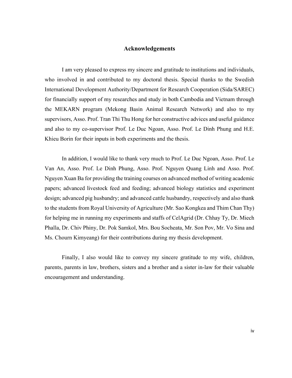Luận án Utilization of banana stems for local pigs (kandol) in mountainous Ratanakiri province of Cambodia trang 4