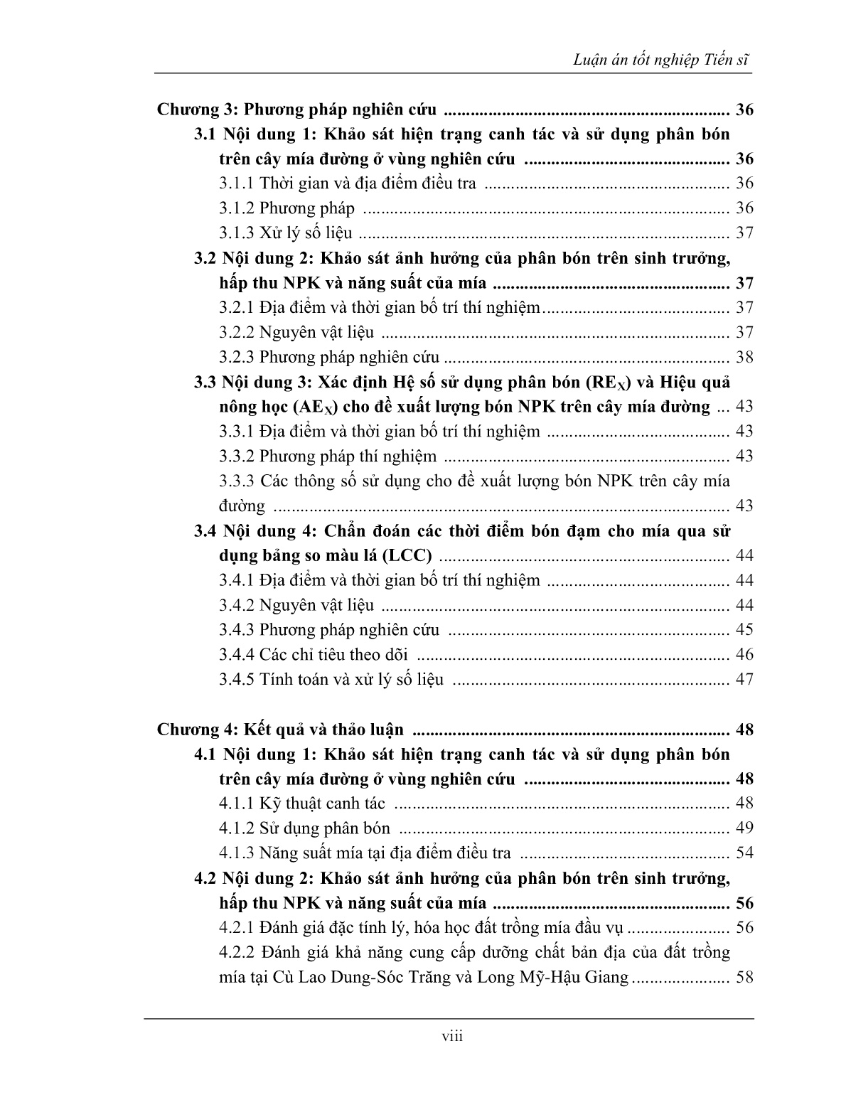 Luận án Nghiên cứu quản lý dinh dưỡng theo vùng đặc thù (SSNM) trên cây mía đường (Saccharum officinarum L.) tại vùng đồng bằng sông Cửu Long trang 10