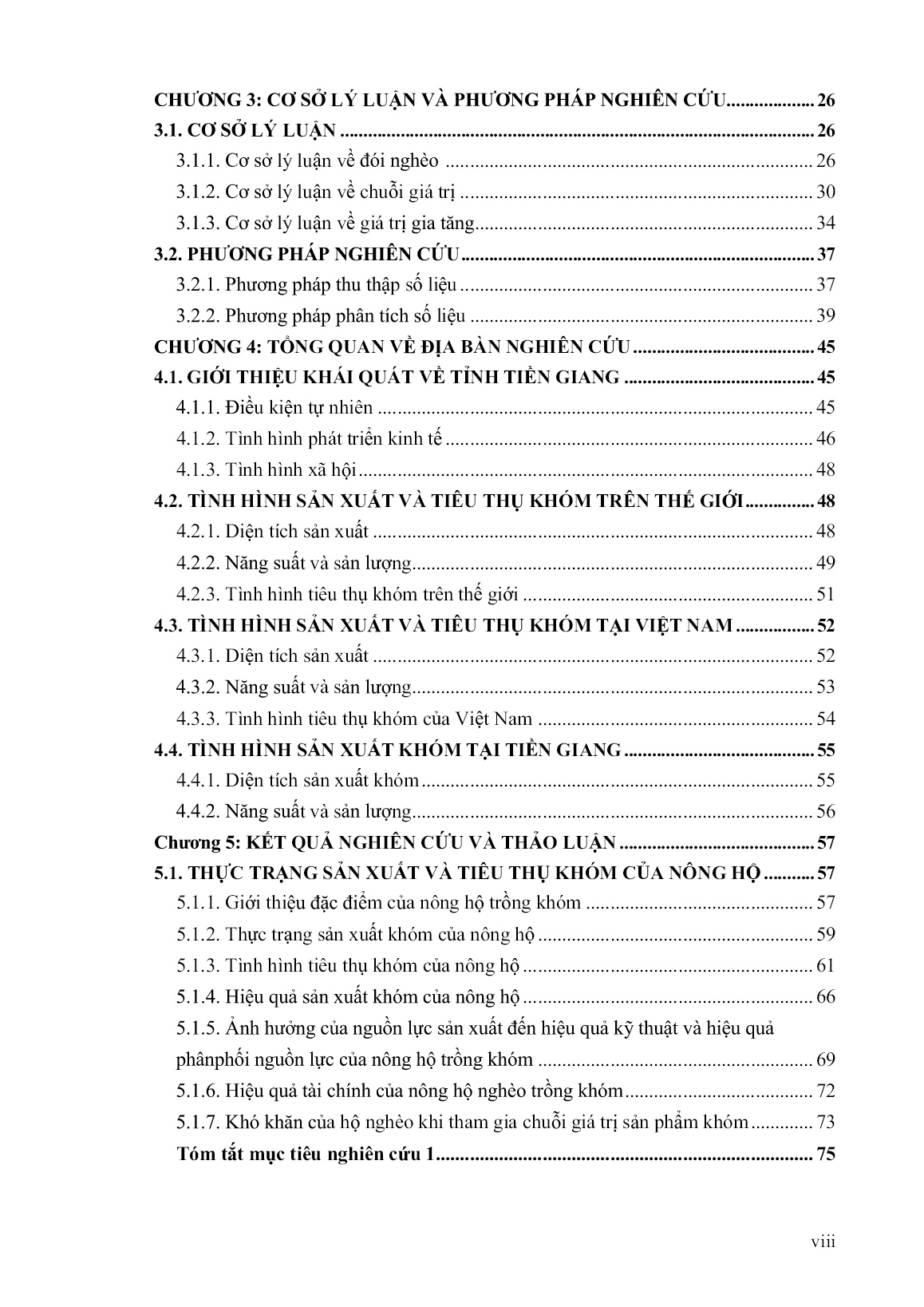 Luận án Giải pháp nâng cao giá trị gia tăng cho sản phẩm khóm góp phần cải thiện thu nhập cho nông hộ nghèo ở tỉnh Tiền Giang trang 10