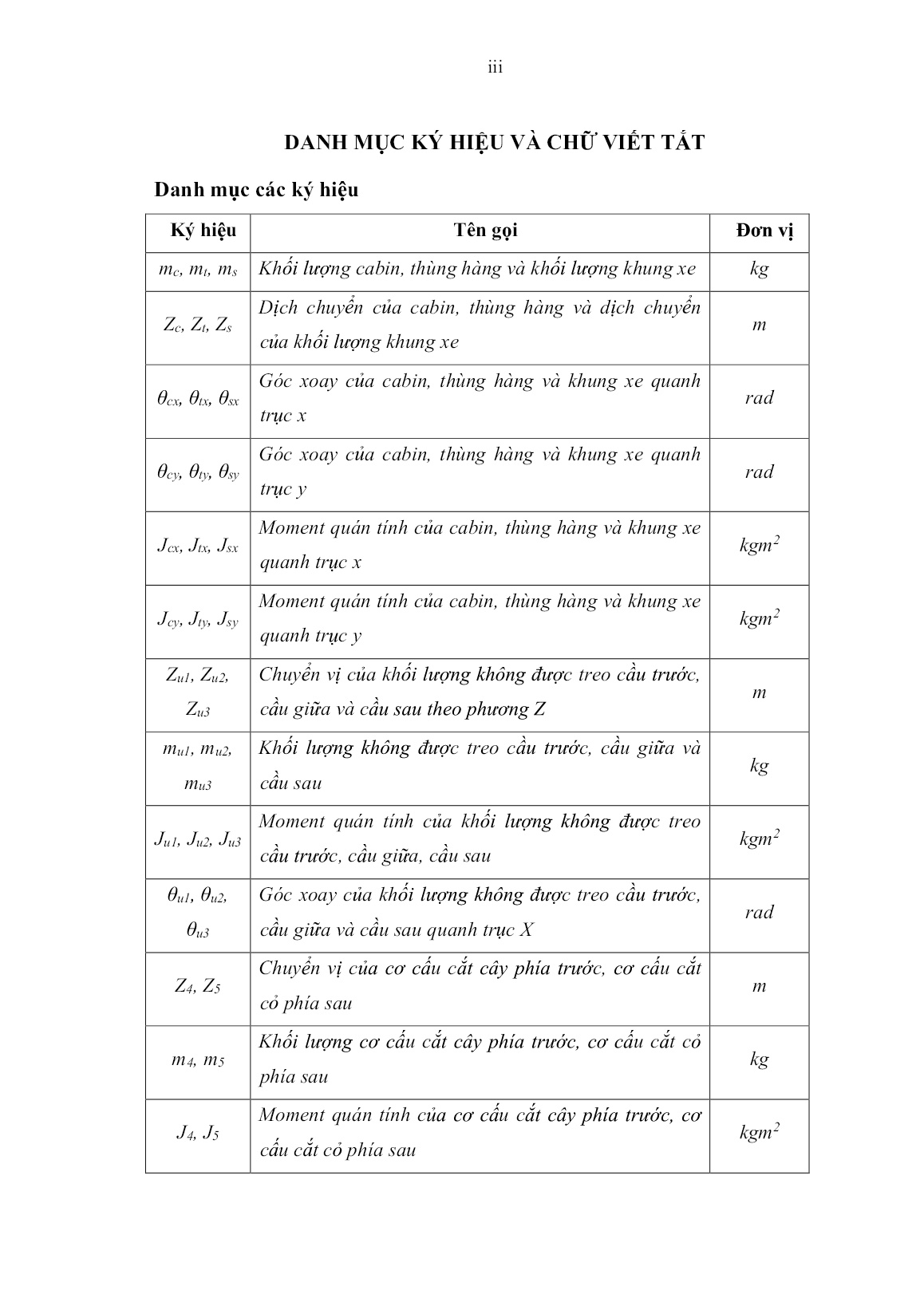 Luận án Nghiên cứu độ bền khung sát xi xe chữa cháy rừng đa năng trang 5