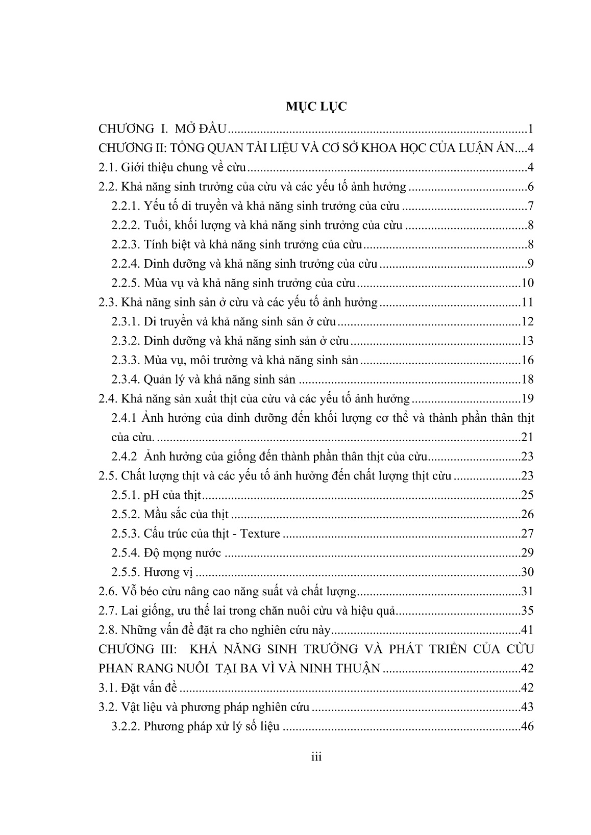 Luận án Nghiên cứu sinh trưởng, sinh sản, cho thịt và một số giải pháp nâng cao năng suất thịt của cừu Phan Rang trang 5