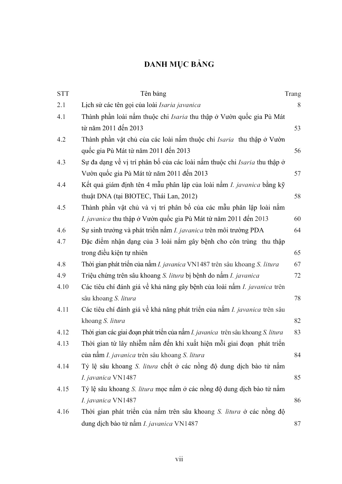 Luận án Nghiên cứu đặc điểm gây bệnh của nấm Isaria javanica (Friederichs & Bally) Samson & Hywel-Jones ký sinh sâu khoang ở Nghệ An trang 9