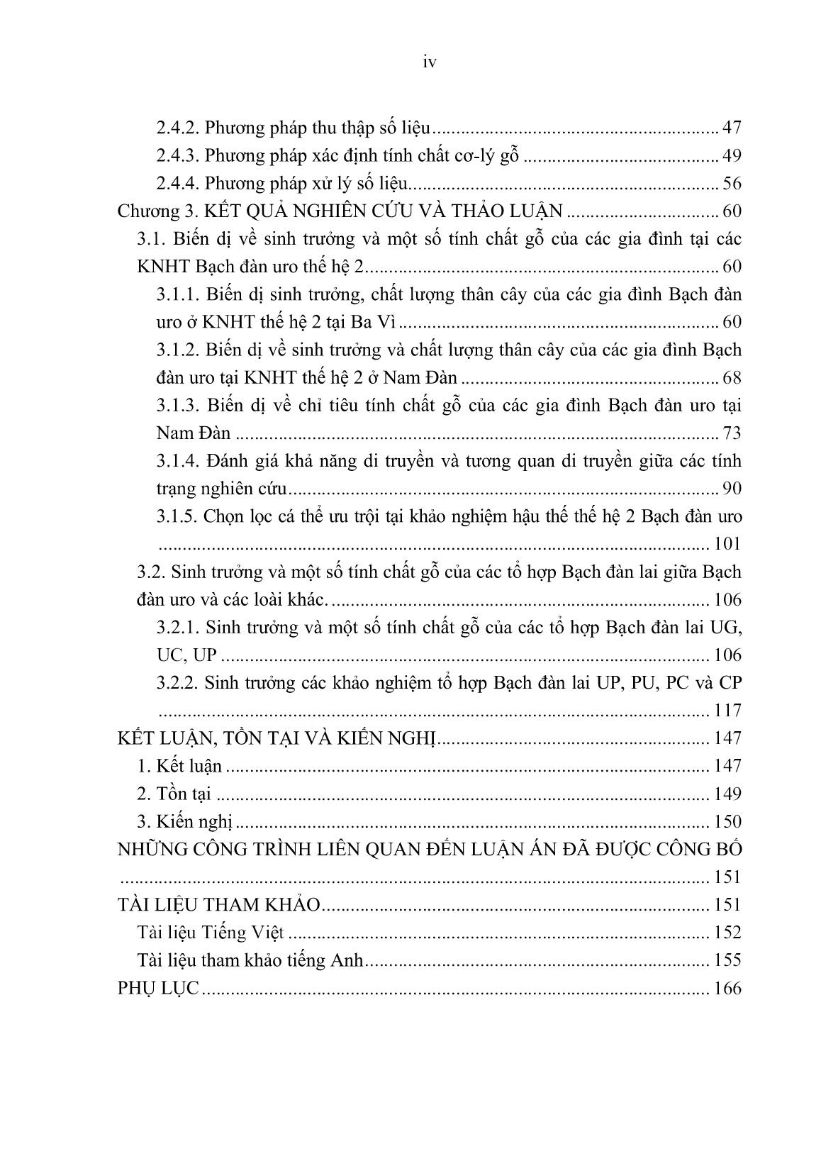 Luận án Nghiên cứu đặc điểm biến dị và khả năng di truyền về sinh trưởng và một số tính chất gỗ của bạch đàn uro và giống lai giữa bạch đàn URO với các loài bạch đàn khác trang 6