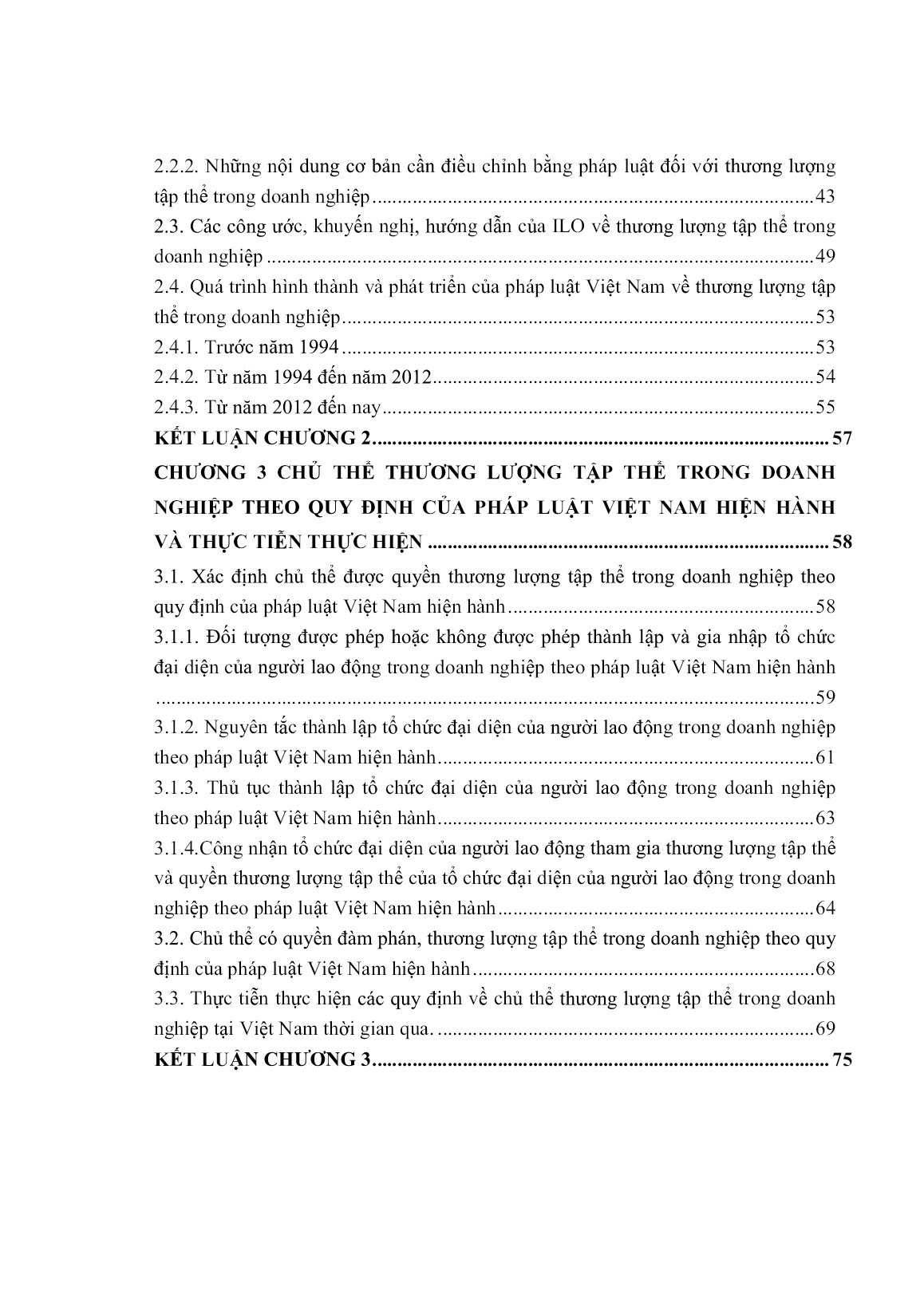 Luận án Điều chỉnh pháp luật đối với thương lượng tập thể trong doanh nghiệp tại Việt Nam trang 4