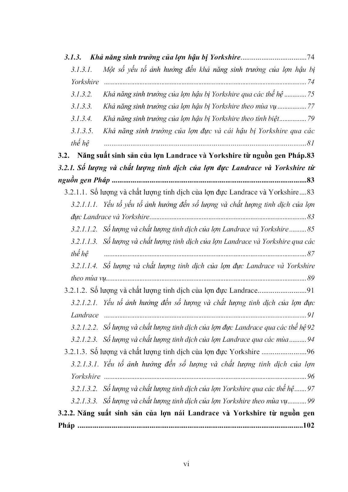 Luận án Khả năng sinh trưởng và năng suất sinh sản của lợn Landrace, Yorkshire có nguồn gen G+ từ Pháp trang 8 Luận án Khả năng sinh trưởng và năng suất sinh sản của lợn Landrace, Yorkshire có nguồn gen G+ từ Pháp trang 8