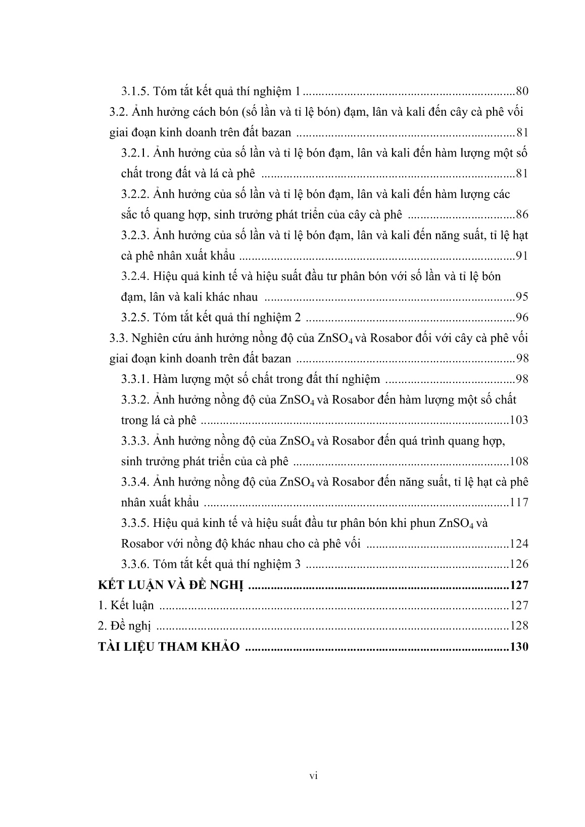 Luận án Nghiên cứu một số biện pháp kỹ thuật bón phân cho cà phê vối (Coffea Canephora pierre) giai đoạn kinh doanh trên đất Bazan tại Đắk Lắk trang 8