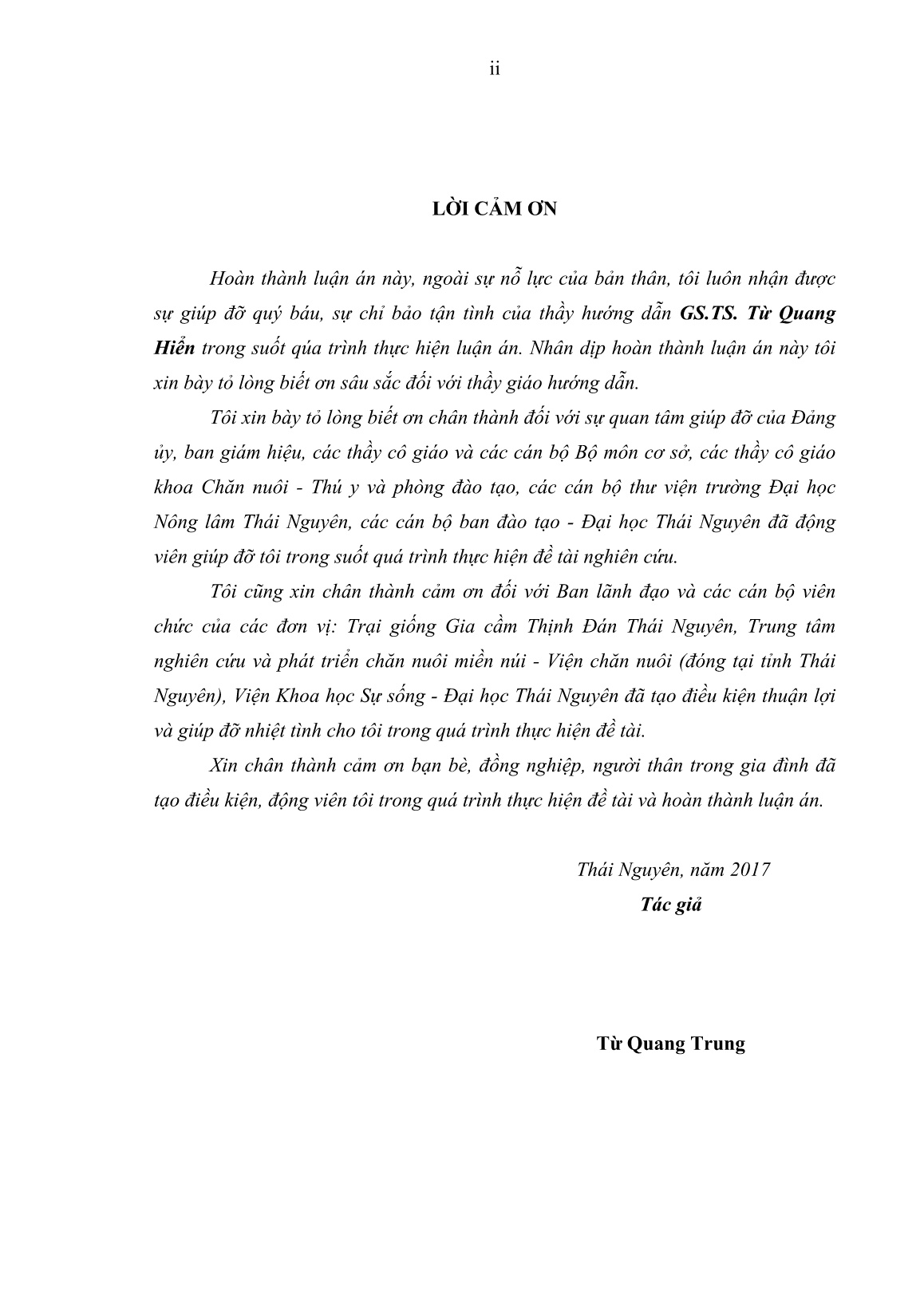 Luận án Sử dụng bột lá sắn, keo giậu, Stylo trong chăn nuôi gà thịt và gà đẻ bố mẹ Lương Phượng tại nông hộ trung du miền núi phía Bắc trang 2