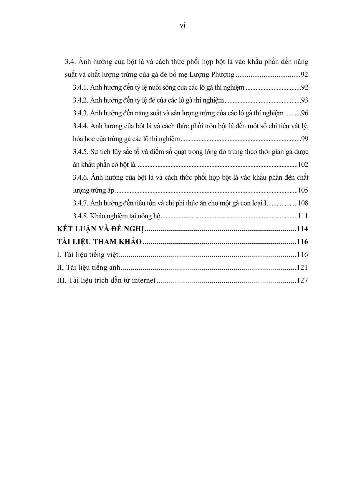 Luận án Sử dụng bột lá sắn, keo giậu, Stylo trong chăn nuôi gà thịt và gà đẻ bố mẹ Lương Phượng tại nông hộ trung du miền núi phía Bắc trang 6