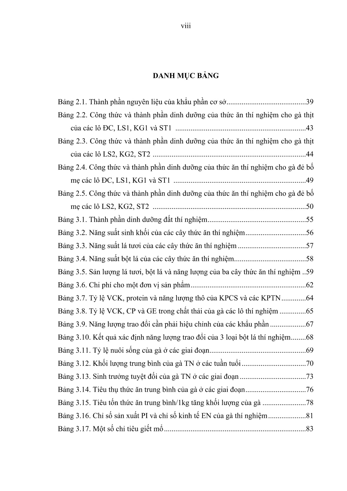 Luận án Sử dụng bột lá sắn, keo giậu, Stylo trong chăn nuôi gà thịt và gà đẻ bố mẹ Lương Phượng tại nông hộ trung du miền núi phía Bắc trang 8
