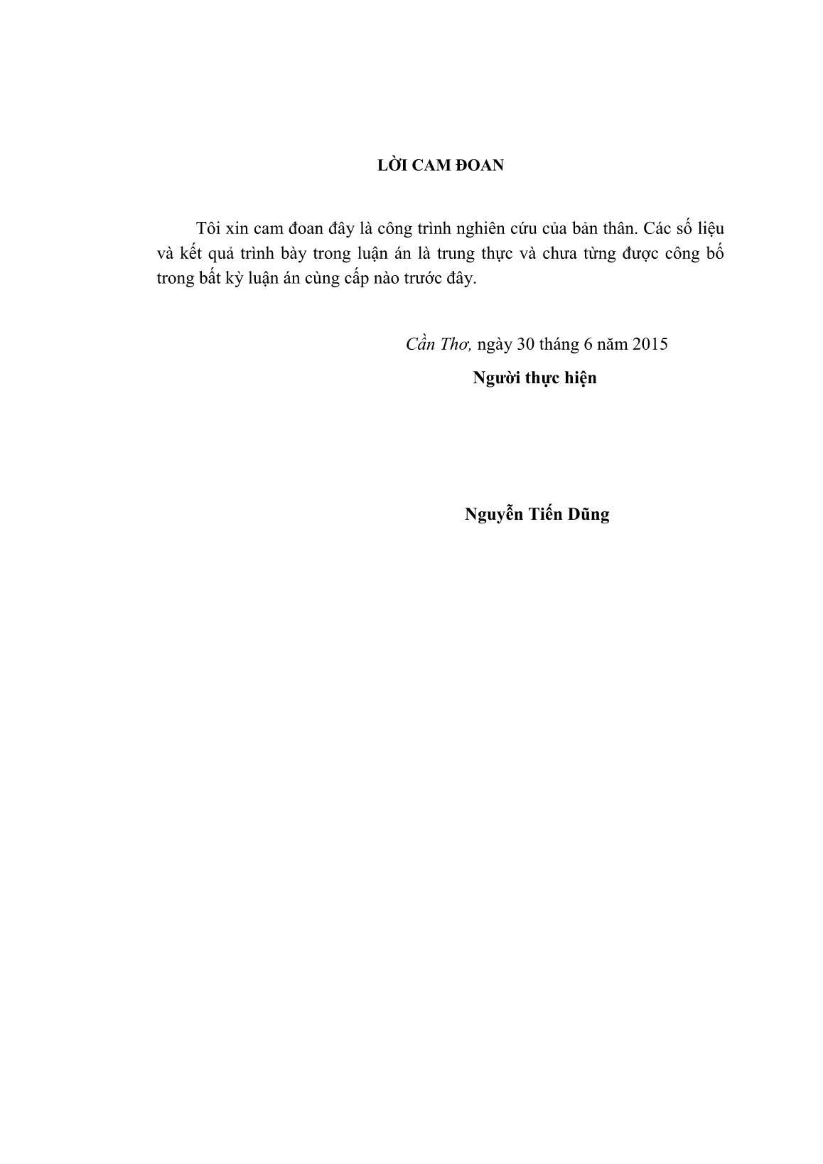 Luận án Giải pháp nâng cao hiệu quả kinh tế trong sản xuất lúa của nông hộ ở Thành phố Cần Thơ trang 6